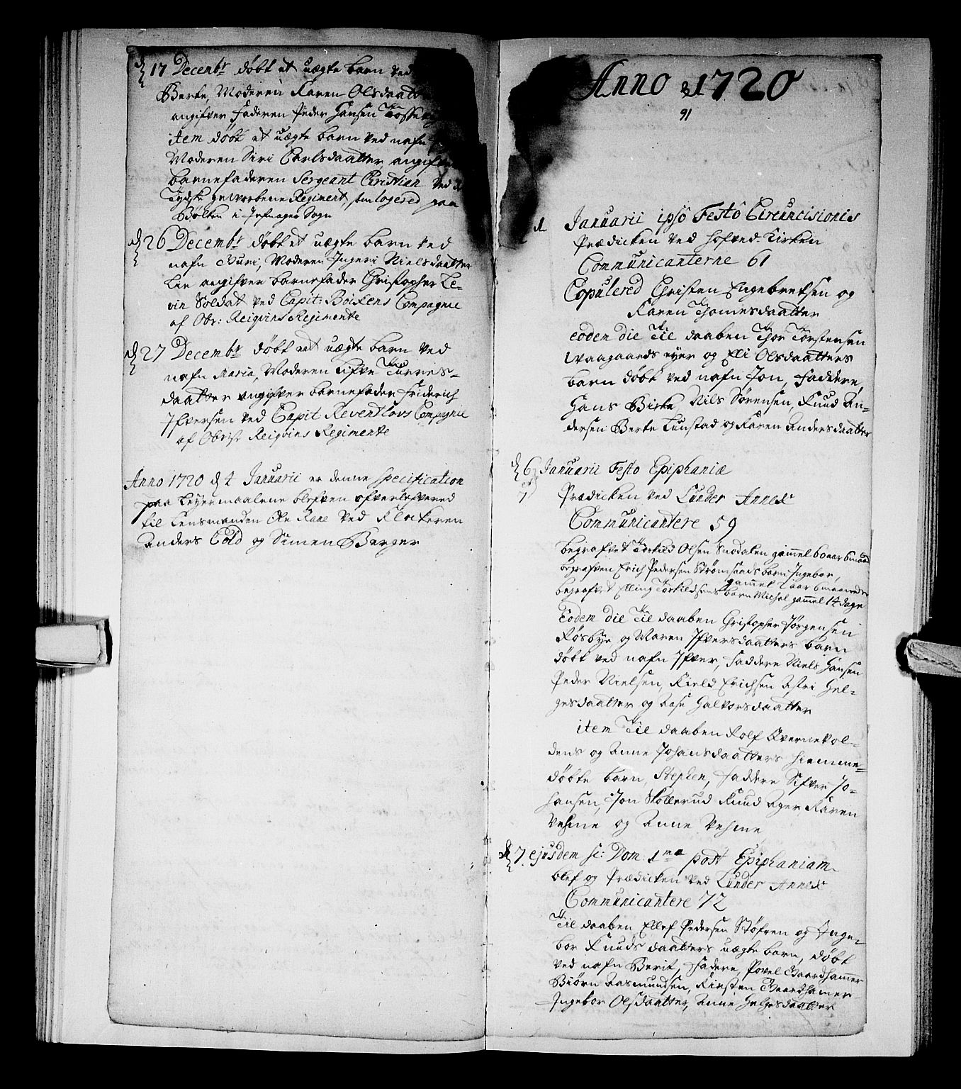 Norderhov kirkebøker, AV/SAKO-A-237/F/Fa/L0002a: Parish register (official) no. 2A, 1716-1725, p. 90-91