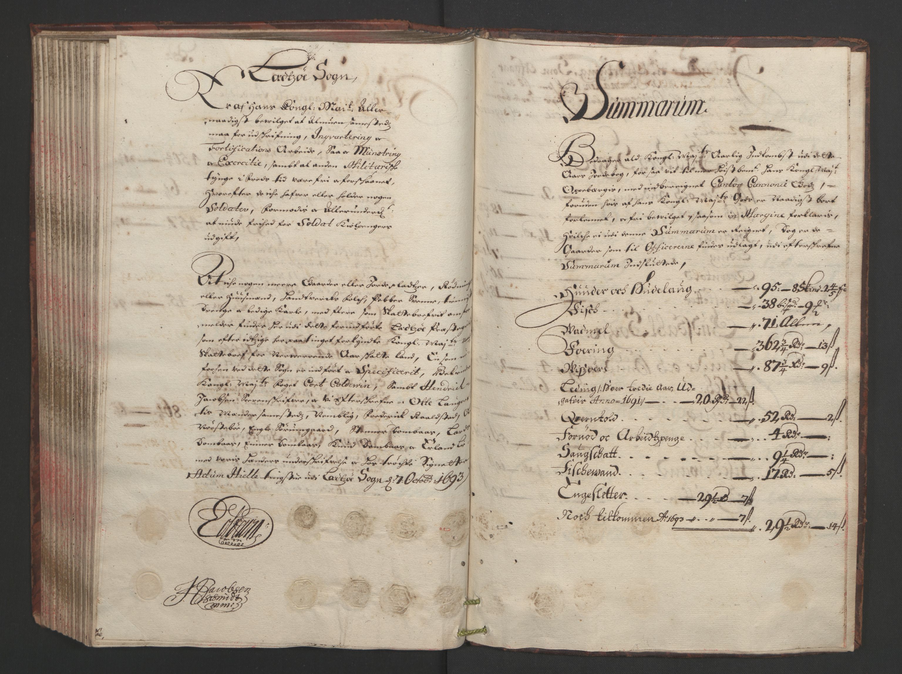 Rentekammeret inntil 1814, Reviderte regnskaper, Fogderegnskap, AV/RA-EA-4092/R17/L1167: Fogderegnskap Gudbrandsdal, 1693, p. 213