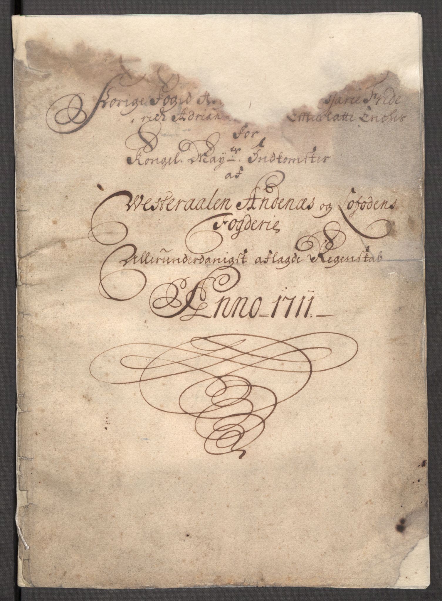 Rentekammeret inntil 1814, Reviderte regnskaper, Fogderegnskap, AV/RA-EA-4092/R67/L4679: Fogderegnskap Vesterålen, Andenes og Lofoten, 1711-1713, p. 4