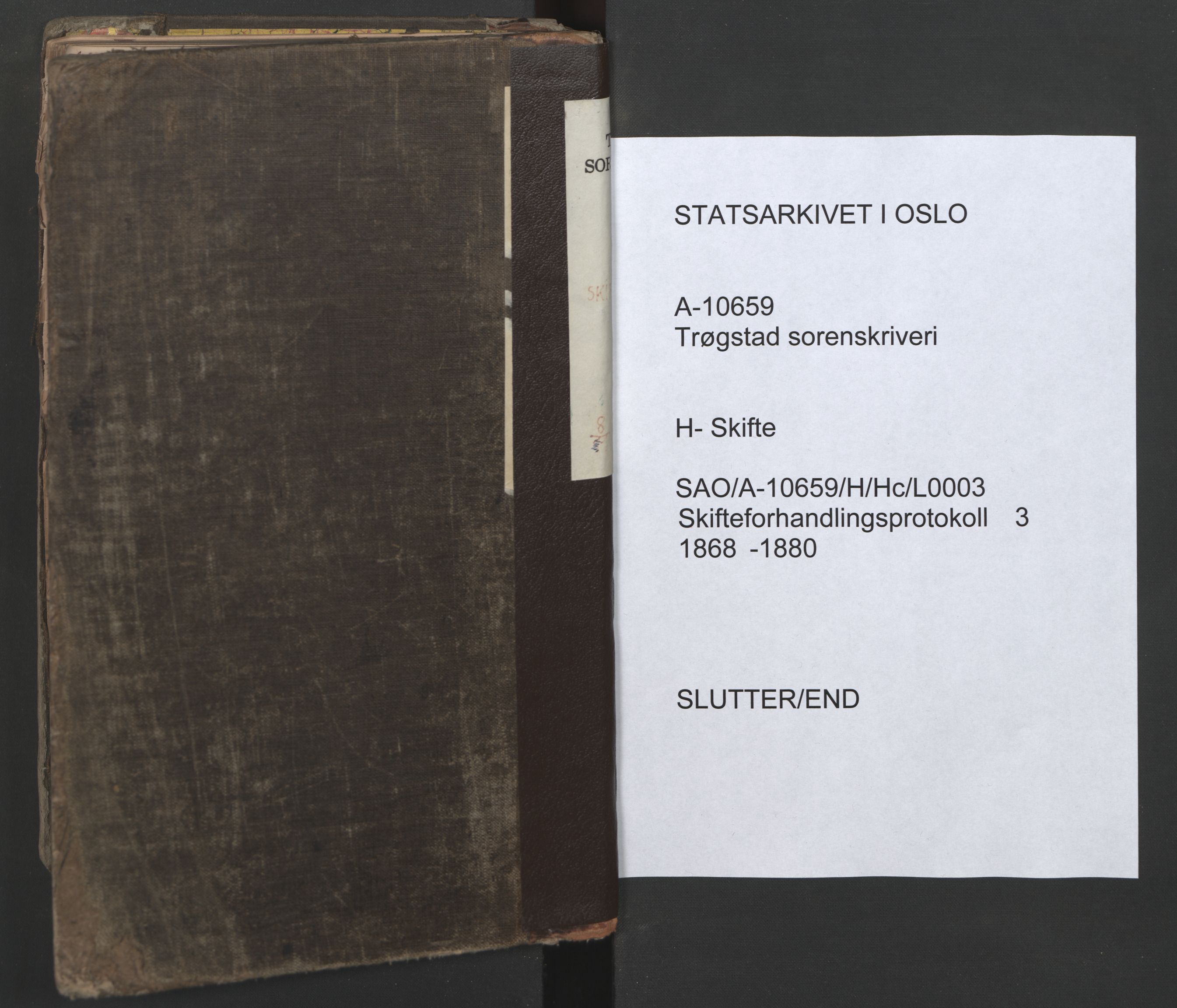 Trøgstad sorenskriveri, SAO/A-10659/H/Hc/L0003: Skifteforhandlingsprotokoller, 1868-1880