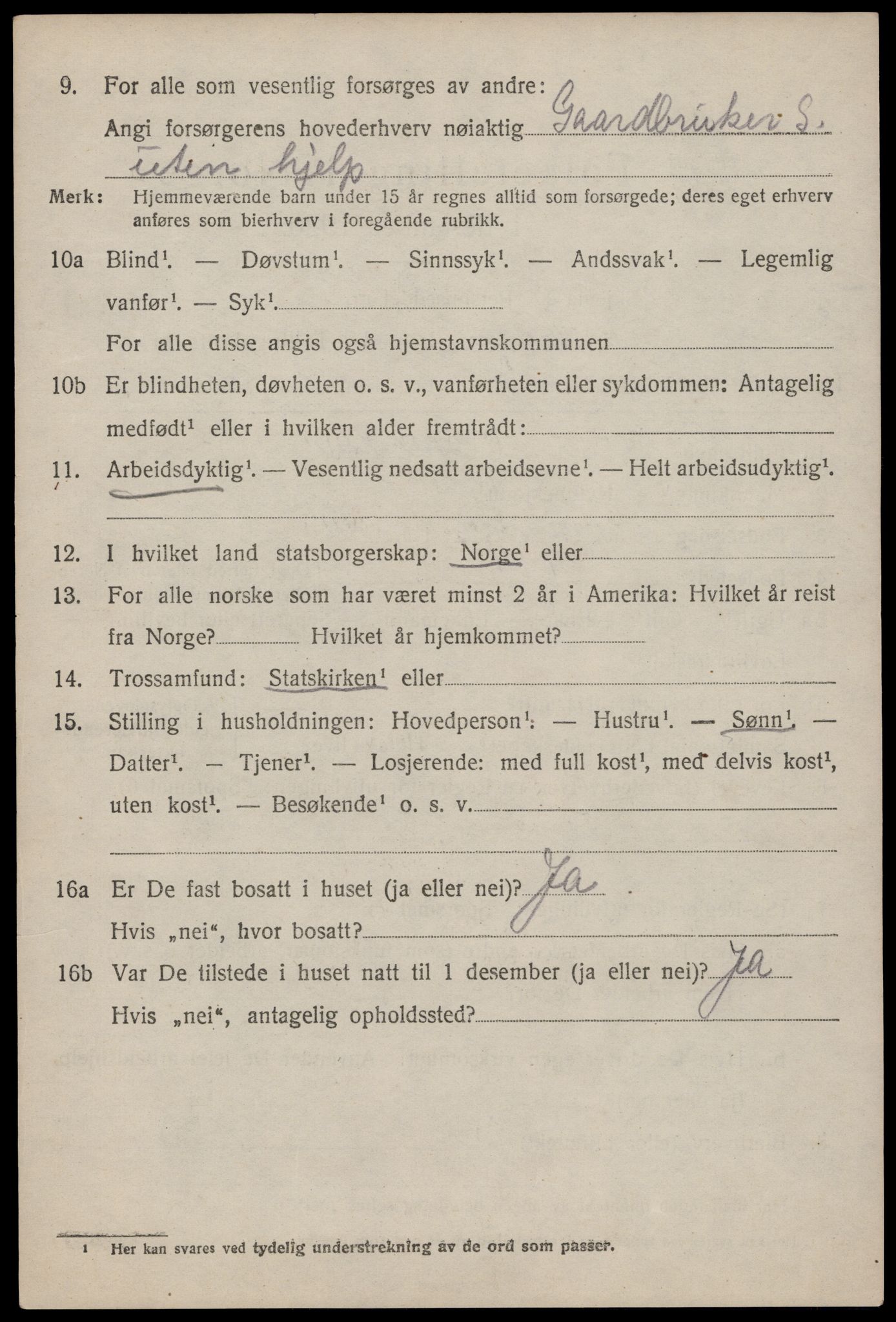 SAST, 1920 census for Hetland, 1920, p. 21702