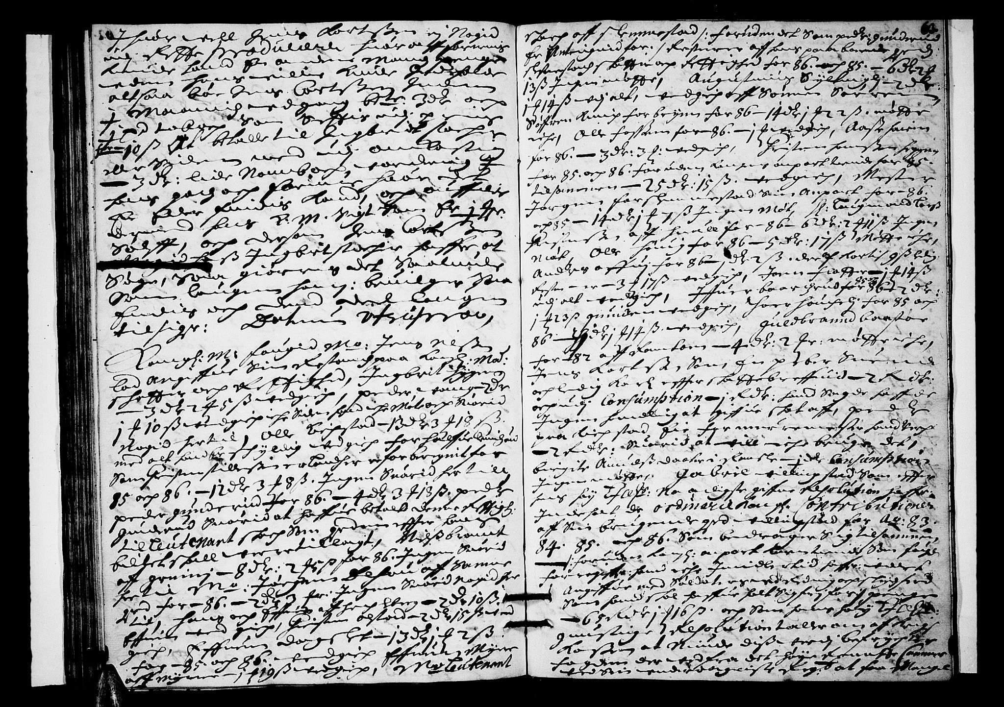 Lier, Røyken og Hurum sorenskriveri, AV/SAKO-A-89/F/Fa/L0027: Tingbok, 1686, p. 63