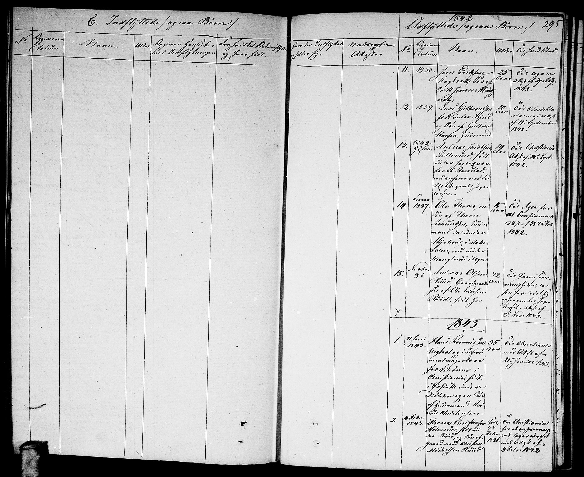 Nittedal prestekontor Kirkebøker, AV/SAO-A-10365a/F/Fa/L0004: Parish register (official) no. I 4, 1836-1849, p. 295