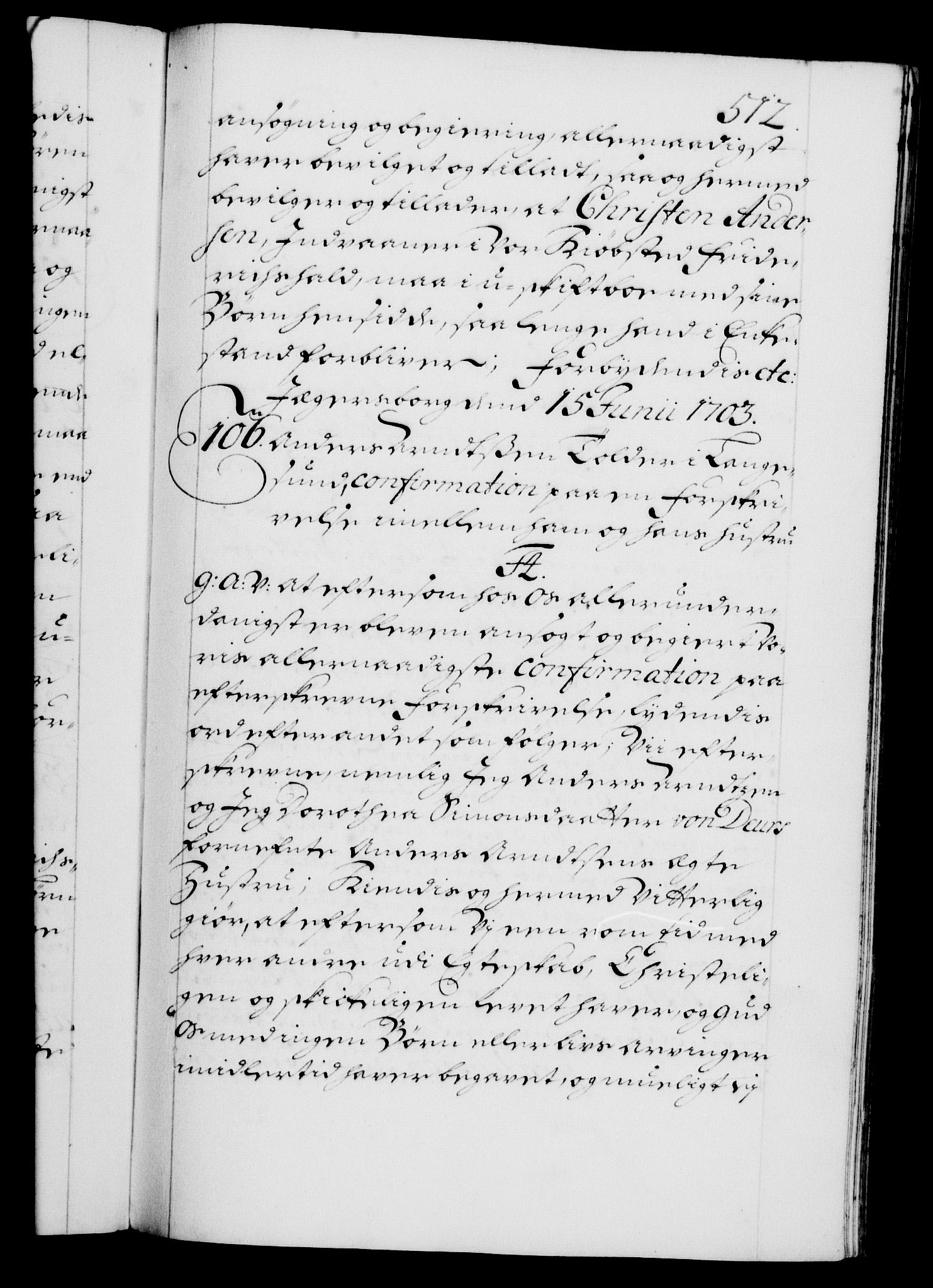 Danske Kanselli 1572-1799, AV/RA-EA-3023/F/Fc/Fca/Fcaa/L0018: Norske registre, 1699-1703, p. 512a