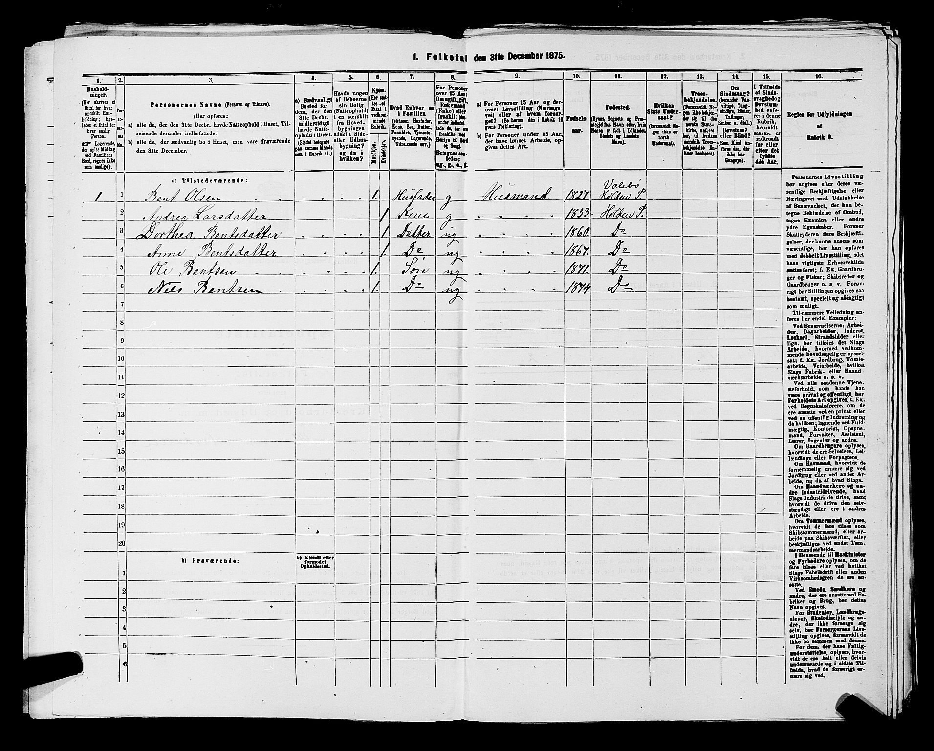 SAKO, 1875 census for 0819P Holla, 1875, p. 856