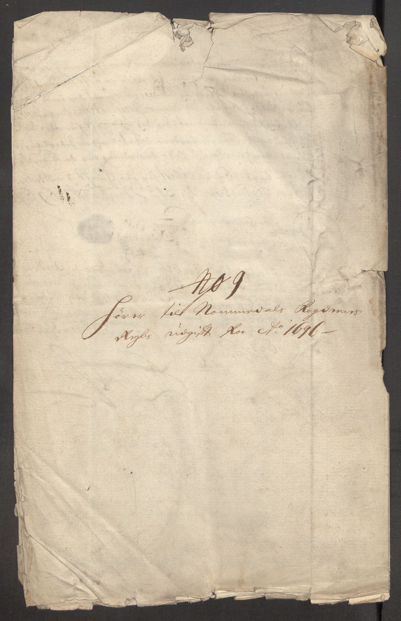 Rentekammeret inntil 1814, Reviderte regnskaper, Fogderegnskap, AV/RA-EA-4092/R64/L4425: Fogderegnskap Namdal, 1696-1698, p. 102