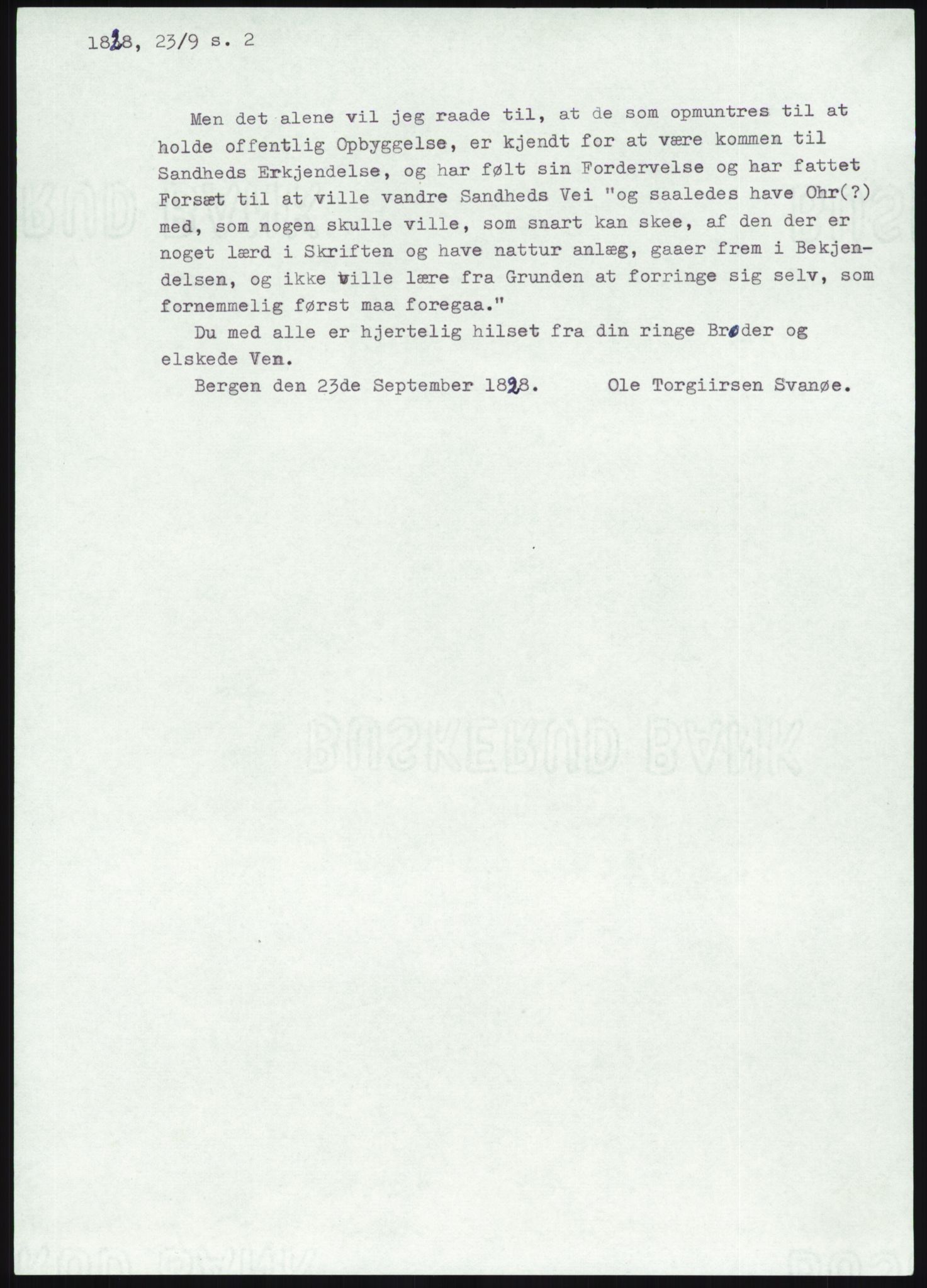 Samlinger til kildeutgivelse, Haugianerbrev, AV/RA-EA-6834/F/L0004: Haugianerbrev IV: 1827-1842, 1827-1842