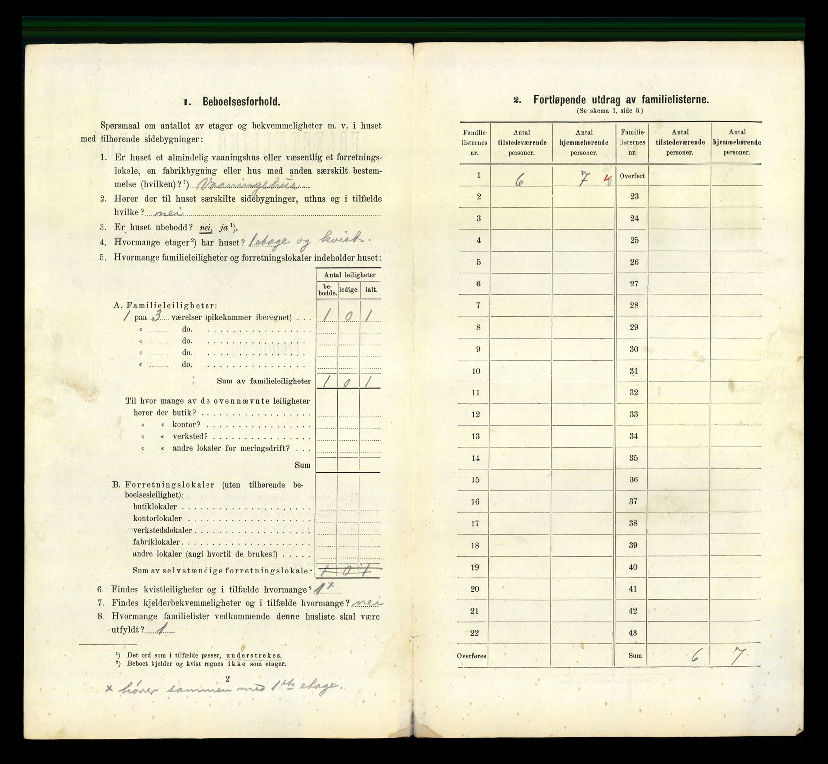RA, 1910 census for Trondheim, 1910, p. 1180