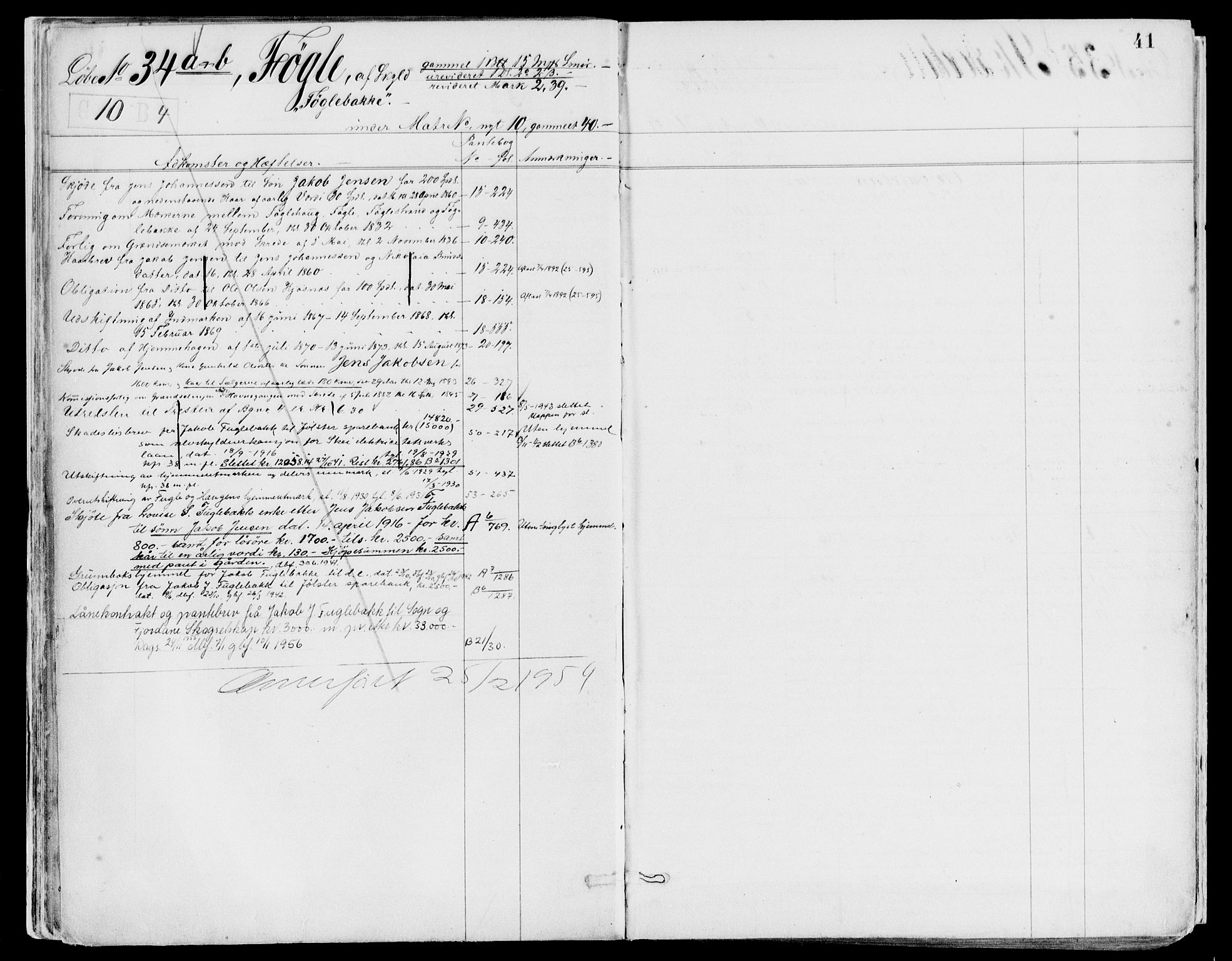 Sunnfjord tingrett, AV/SAB-A-3201/1/G/Ga/Gad/L0004: Mortgage register no. II.A.d.4, 1886-1959, p. 41