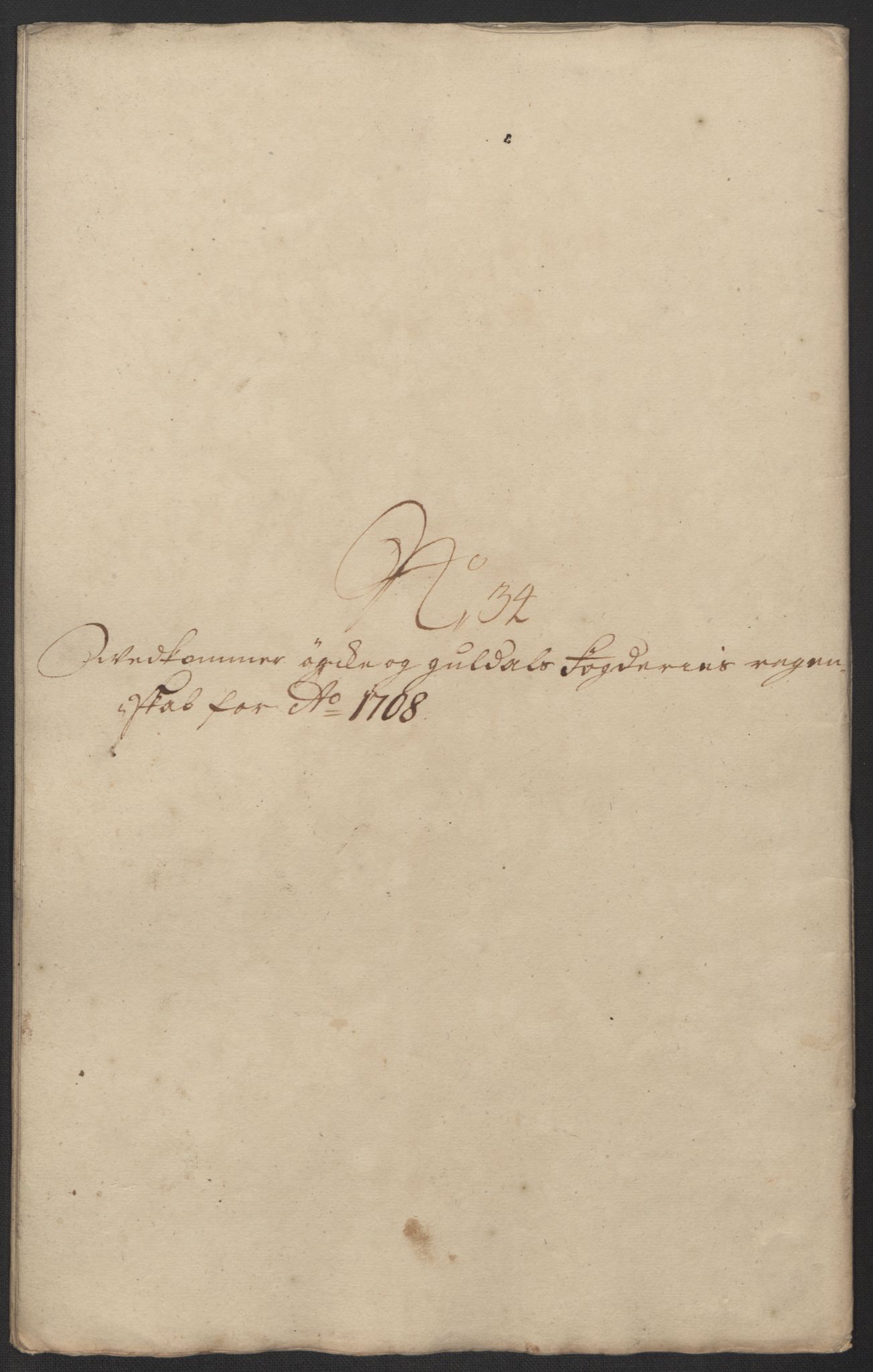 Rentekammeret inntil 1814, Reviderte regnskaper, Fogderegnskap, RA/EA-4092/R60/L3958: Fogderegnskap Orkdal og Gauldal, 1708, p. 386