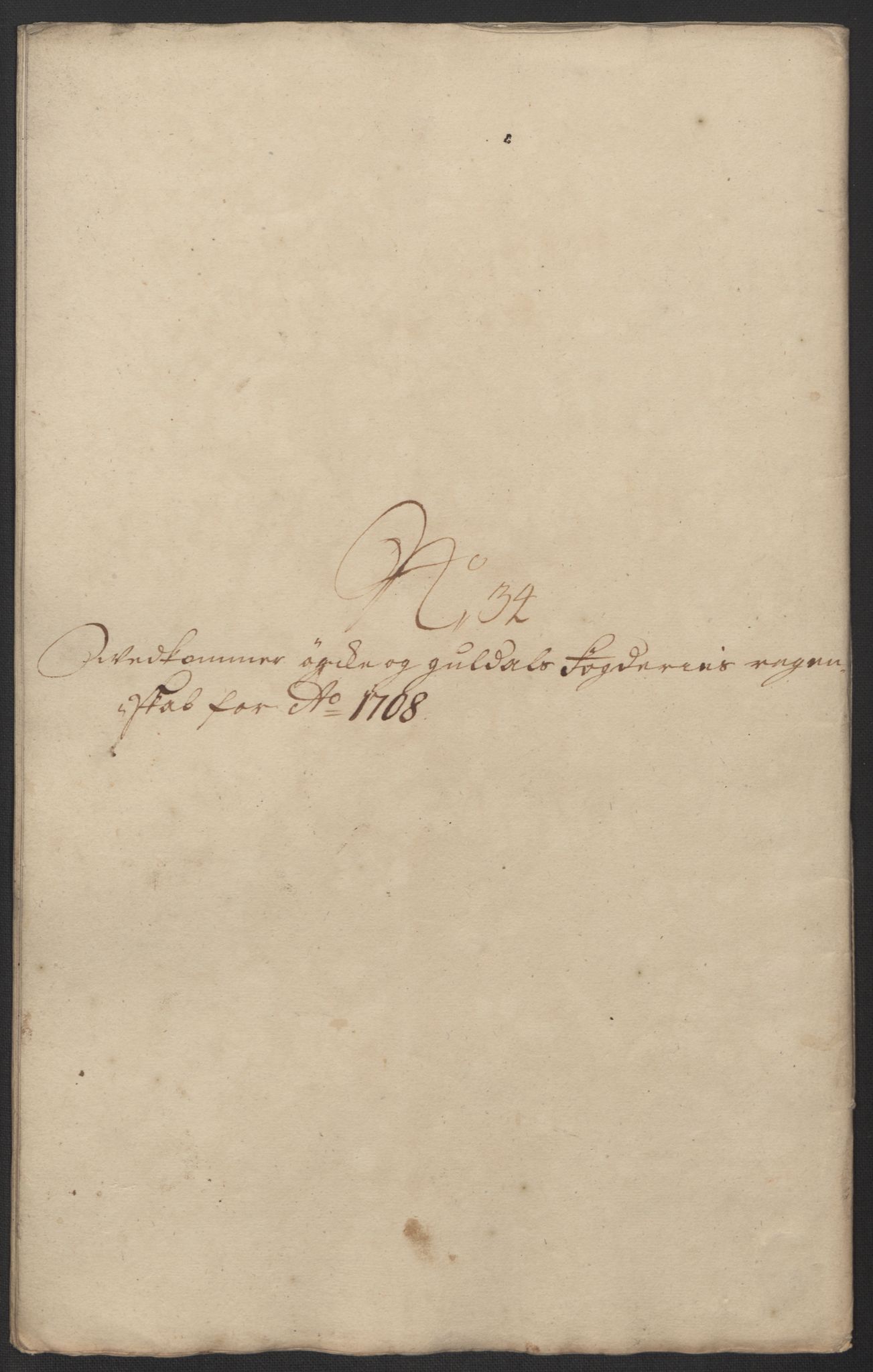 Rentekammeret inntil 1814, Reviderte regnskaper, Fogderegnskap, AV/RA-EA-4092/R60/L3958: Fogderegnskap Orkdal og Gauldal, 1708, p. 386