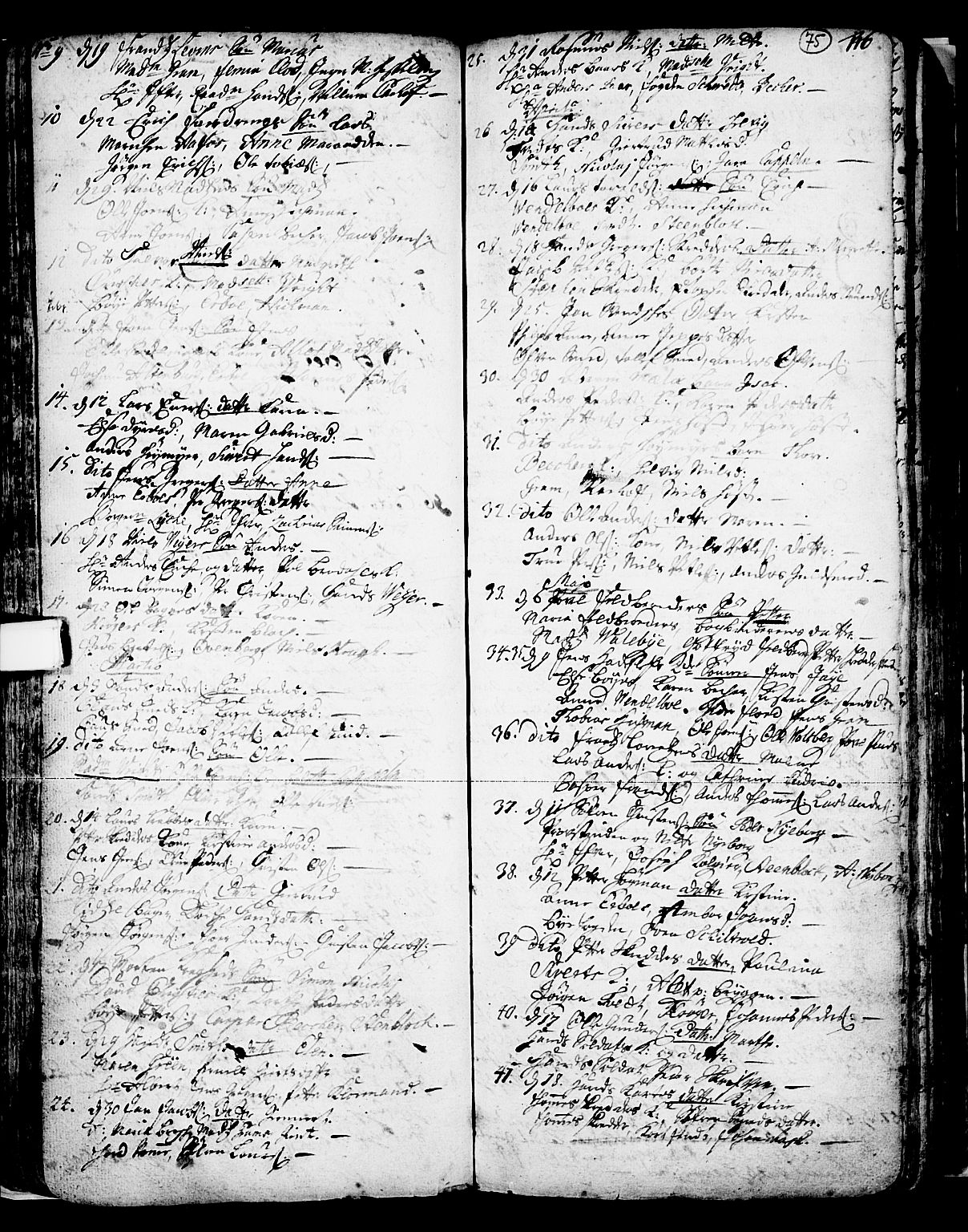 Skien kirkebøker, SAKO/A-302/F/Fa/L0002: Parish register (official) no. 2, 1716-1757, p. 75