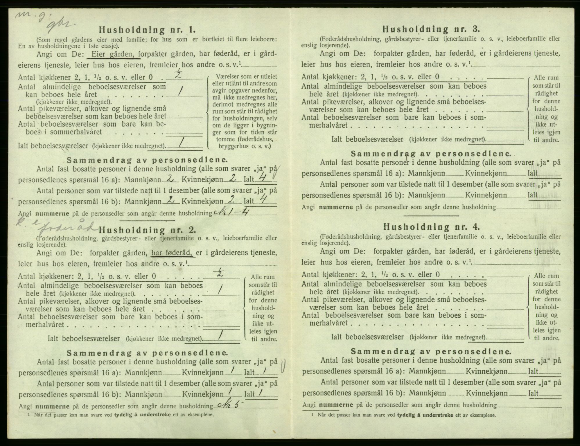 SAB, 1920 census for Fitjar, 1920, p. 567