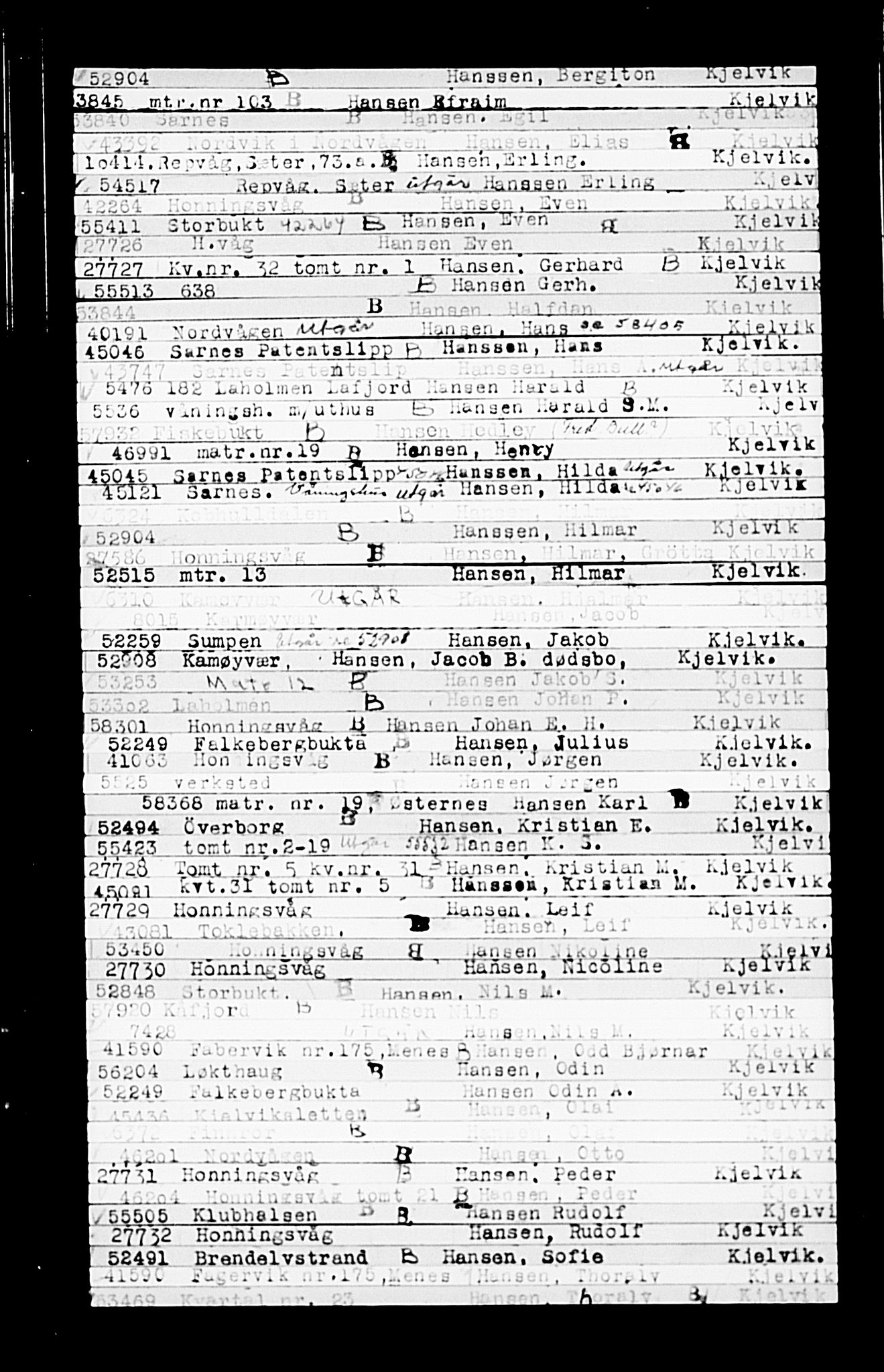 Krigsskadetrygdene for bygninger og løsøre, AV/RA-S-1548/V/L0014: --, 1940-1945, p. 1011