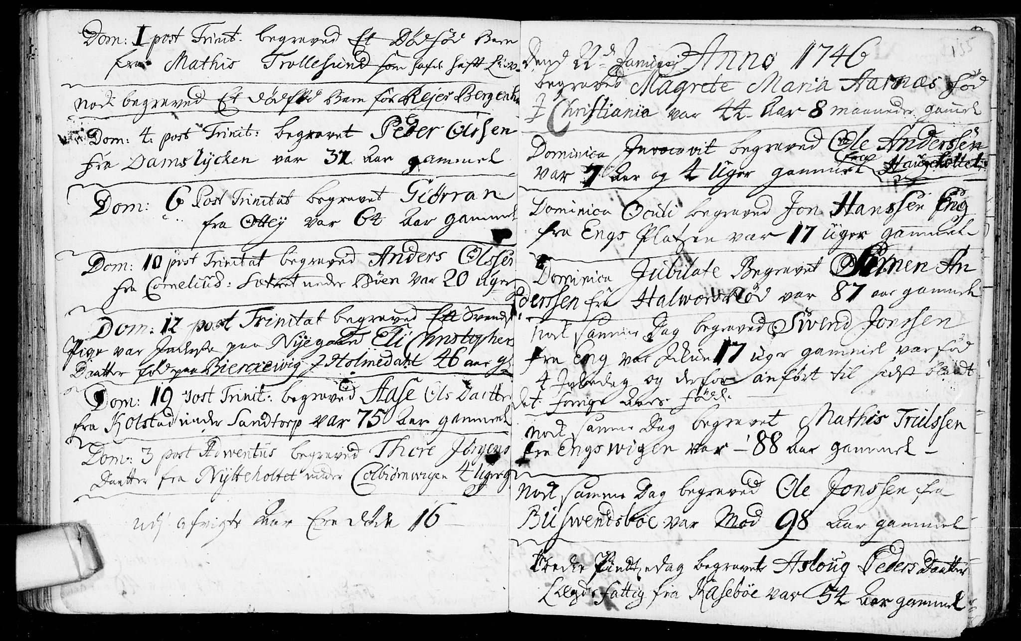 Aremark prestekontor Kirkebøker, SAO/A-10899/F/Fb/L0002: Parish register (official) no.  II 2, 1745-1795, p. 155