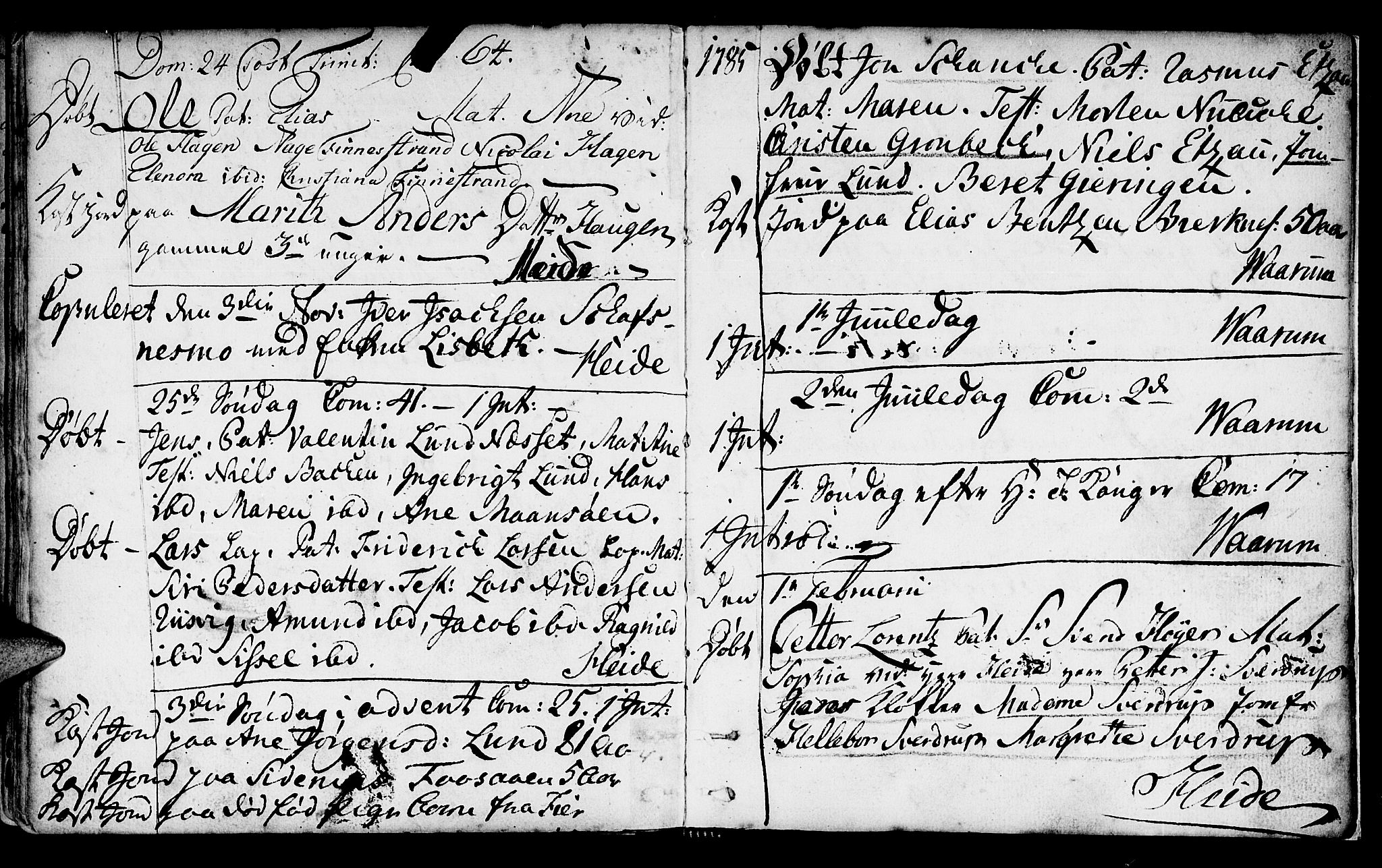 Ministerialprotokoller, klokkerbøker og fødselsregistre - Nord-Trøndelag, AV/SAT-A-1458/780/L0632: Parish register (official) no. 780A01, 1736-1786