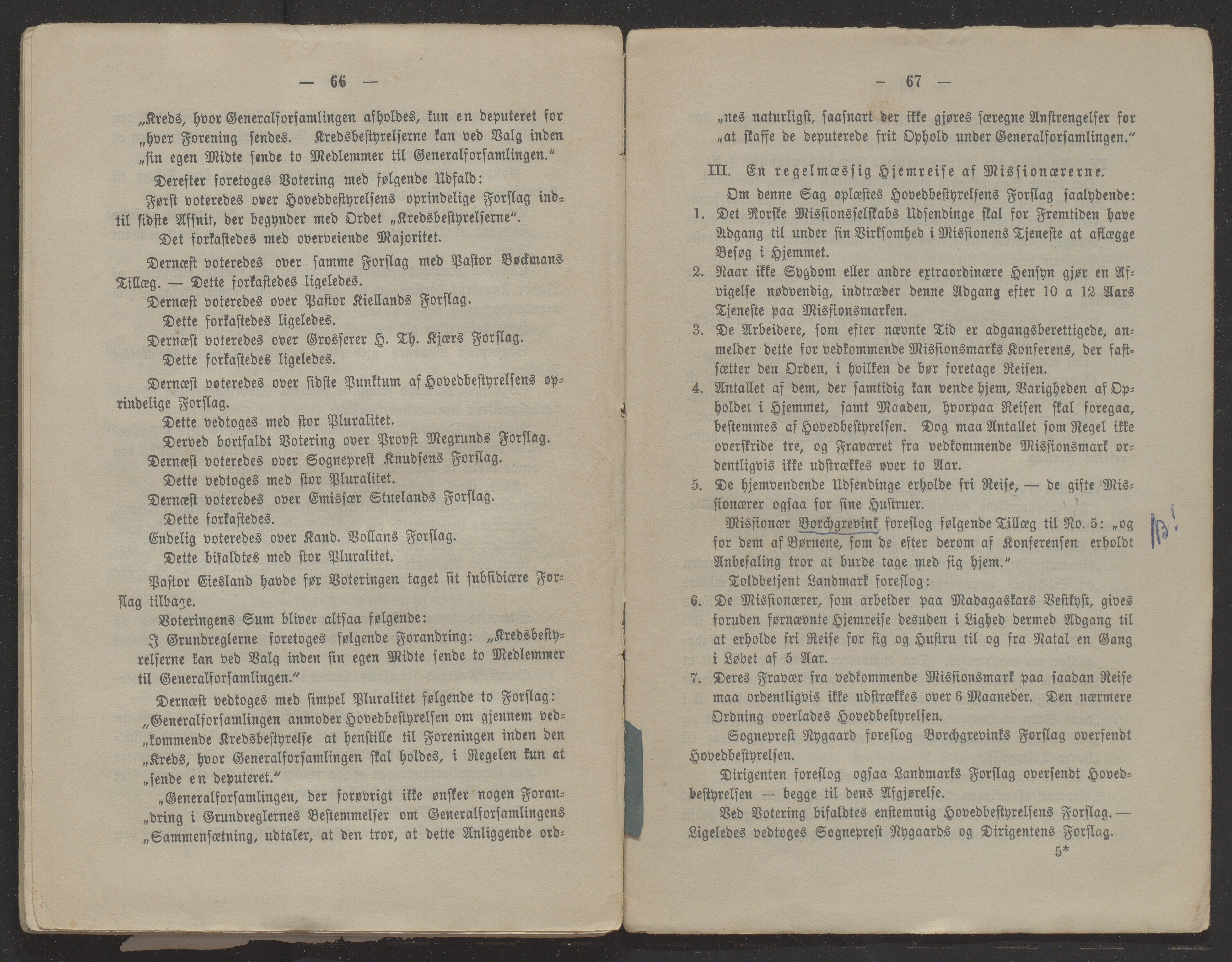 Det Norske Misjonsselskap - hovedadministrasjonen, VID/MA-A-1045/D/Db/Dba/L0338/0009: Beretninger, Bøker, Skrifter o.l   / Årsberetninger 40. , 1882, p. 66-67