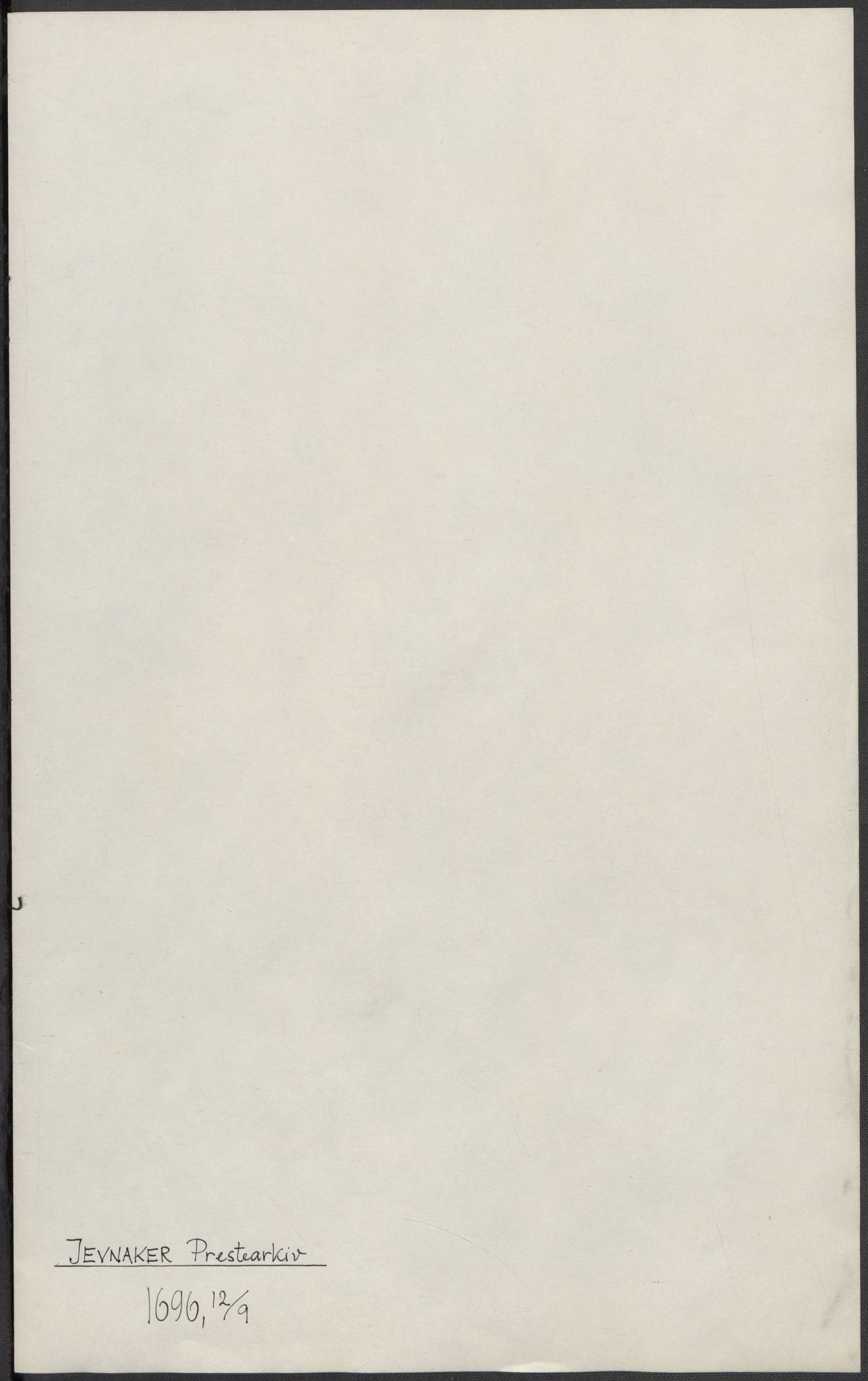 Riksarkivets diplomsamling, RA/EA-5965/F15/L0014: Prestearkiv - Oppland, 1696-1879, p. 3