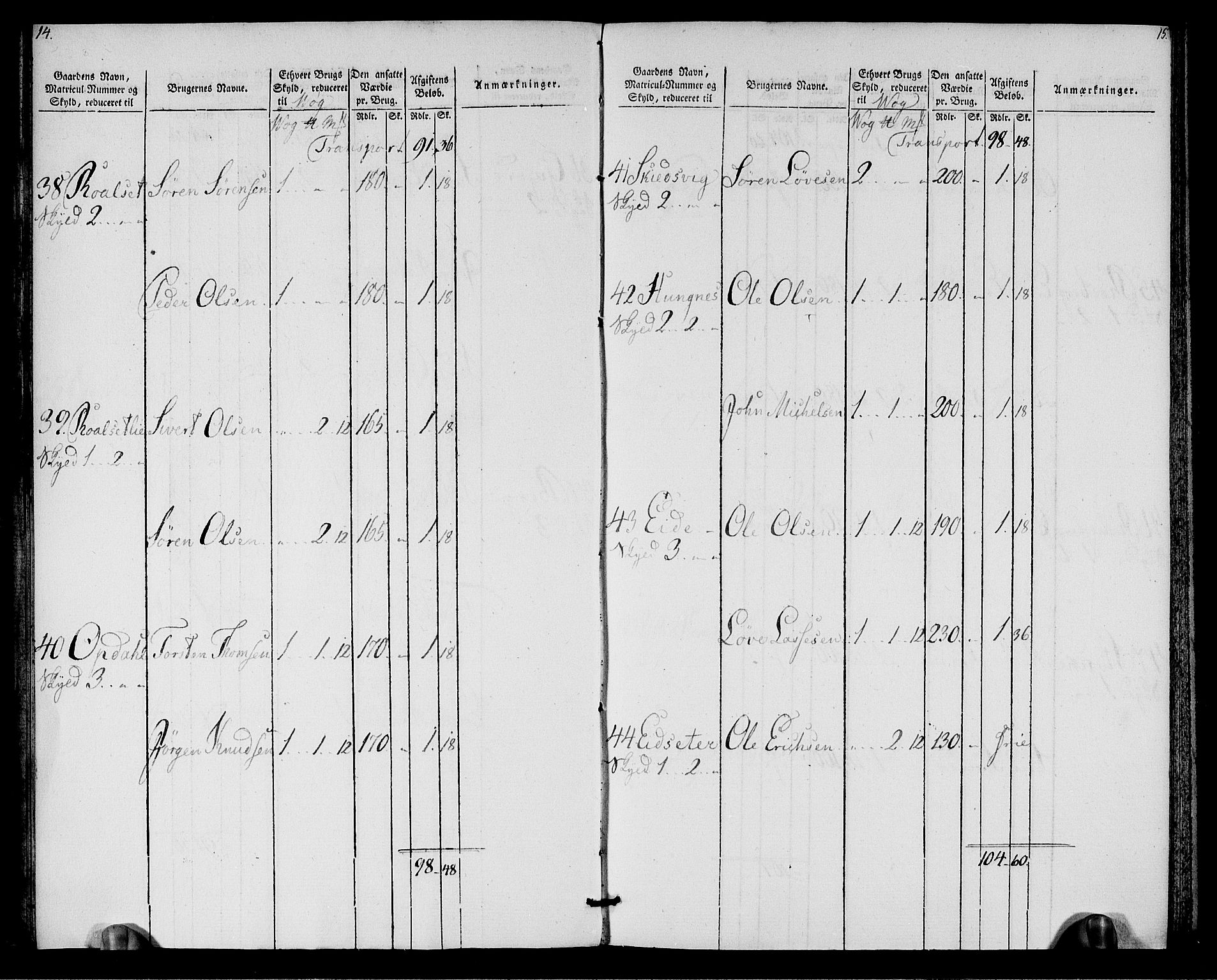 Rentekammeret inntil 1814, Realistisk ordnet avdeling, AV/RA-EA-4070/N/Ne/Nea/L0128: Romsdal fogderi. Oppebørselsregister, 1803-1804, p. 9