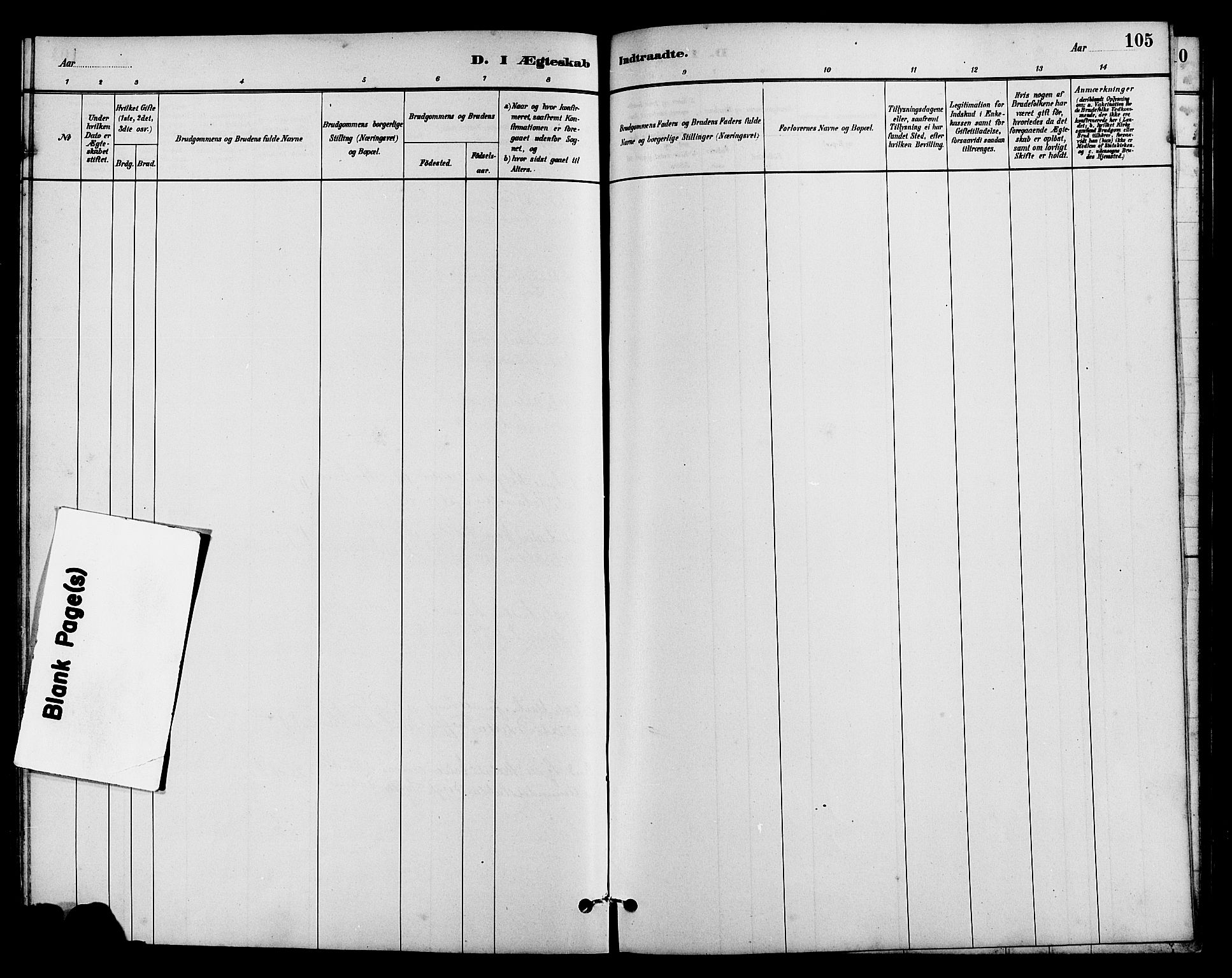 Vestre Slidre prestekontor, AV/SAH-PREST-136/H/Ha/Hab/L0005: Parish register (copy) no. 5, 1881-1913, p. 105