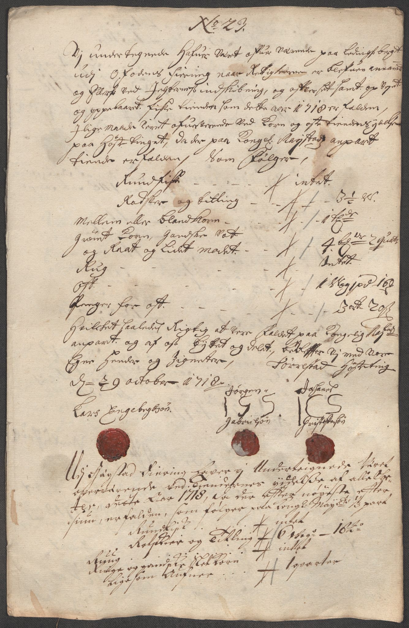 Rentekammeret inntil 1814, Reviderte regnskaper, Fogderegnskap, AV/RA-EA-4092/R66/L4588: Fogderegnskap Salten, 1718, p. 282