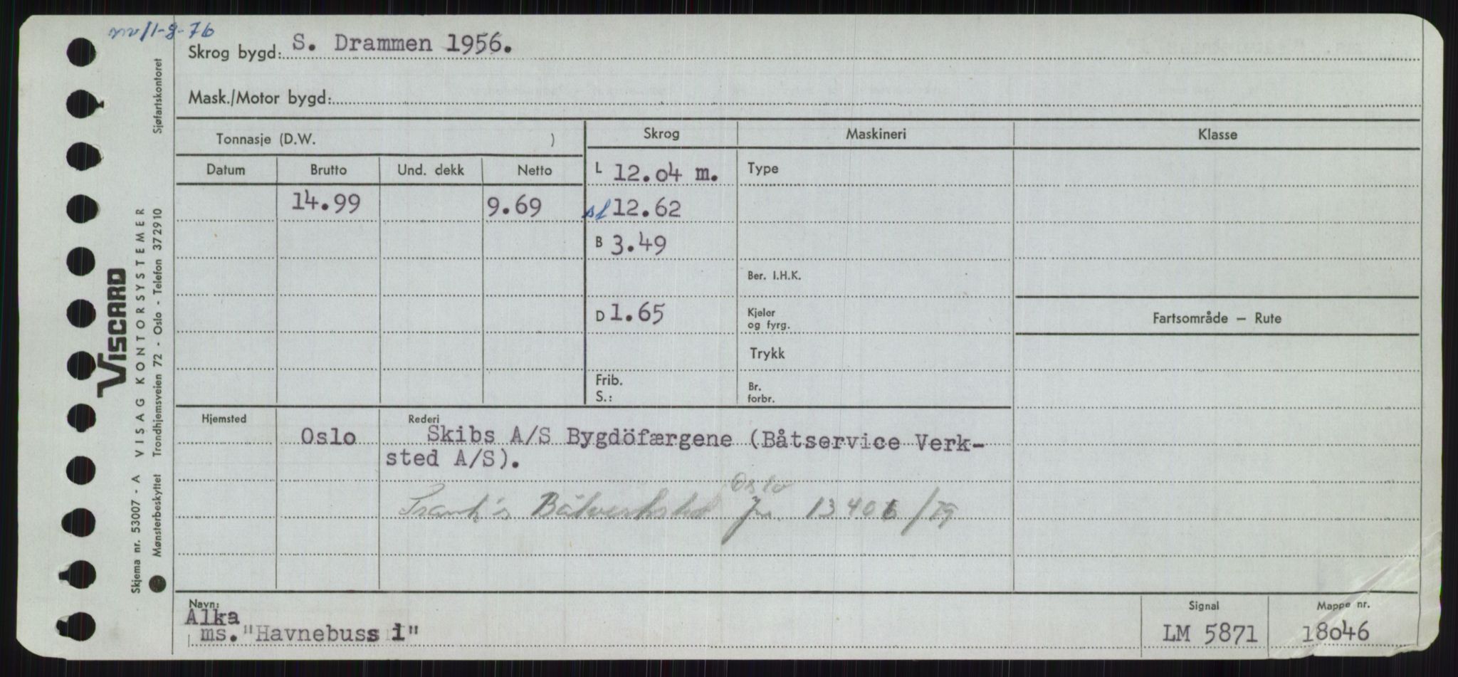 Sjøfartsdirektoratet med forløpere, Skipsmålingen, AV/RA-S-1627/H/Ha/L0002/0002: Fartøy, Eik-Hill / Fartøy, G-Hill, p. 675