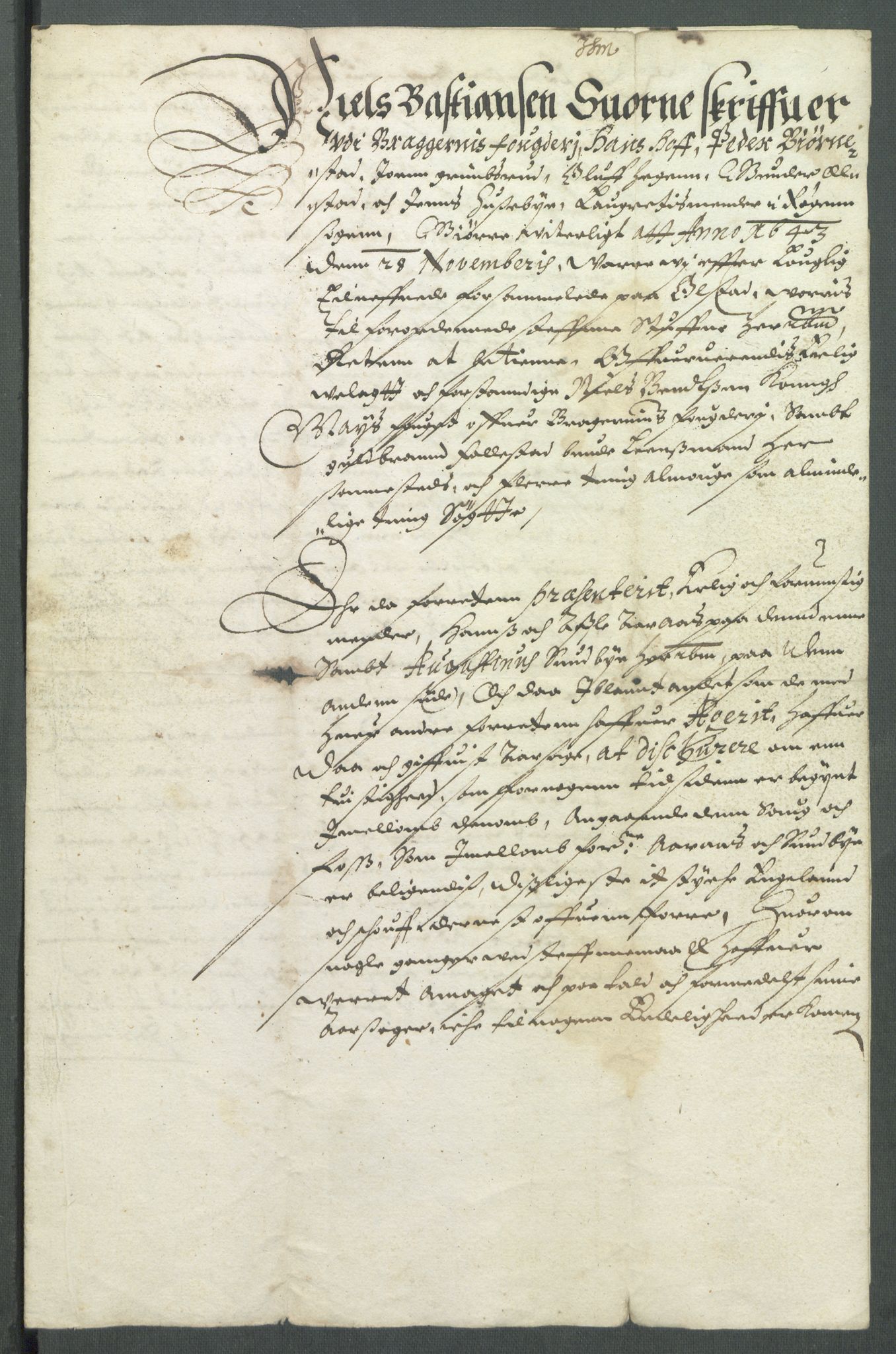 Riksarkivets diplomsamling, AV/RA-EA-5965/F02/L0157: Dokumenter, 1643, p. 104