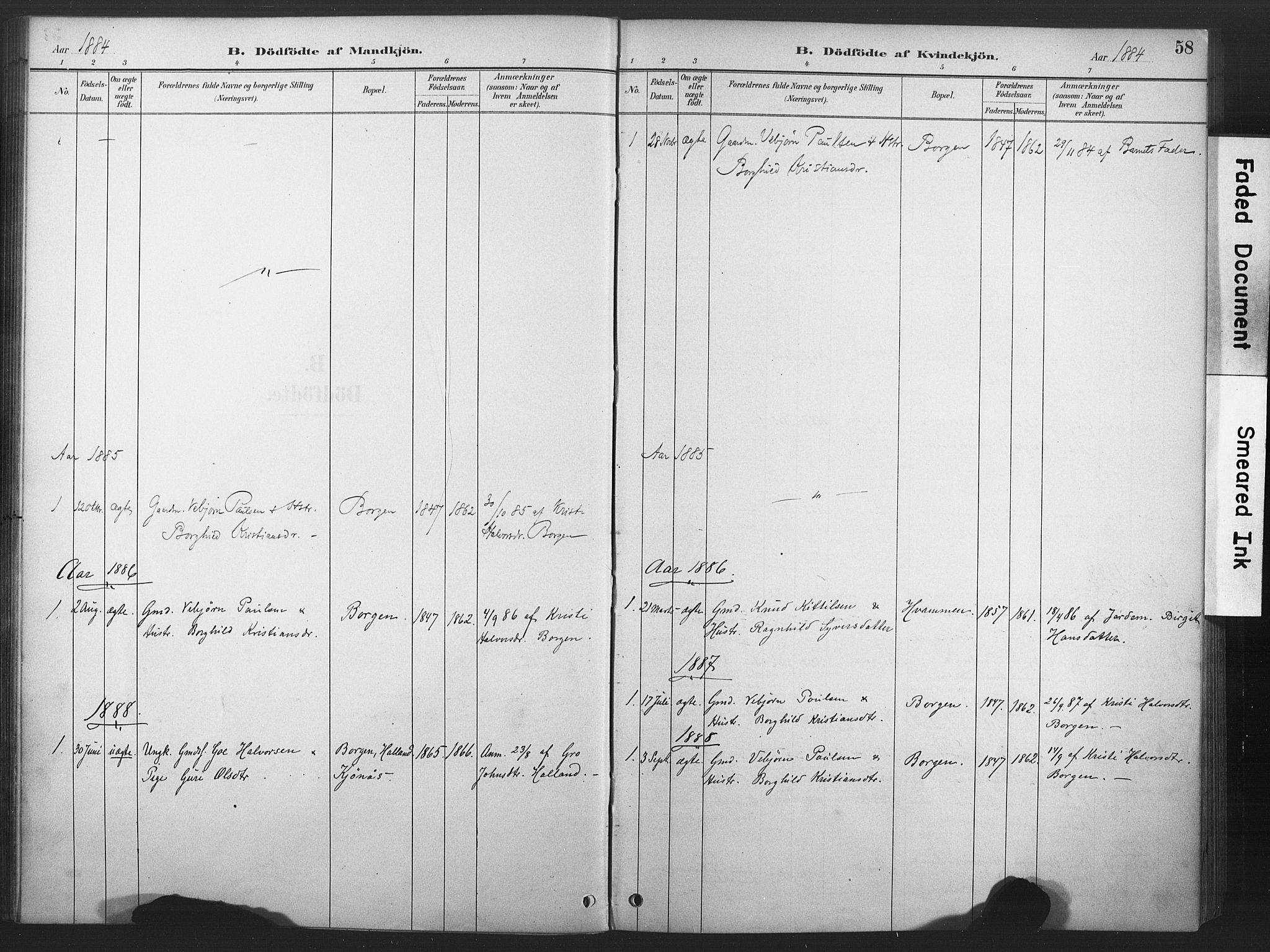 Nore kirkebøker, SAKO/A-238/F/Fd/L0001: Parish register (official) no. IV 1, 1878-1918, p. 58