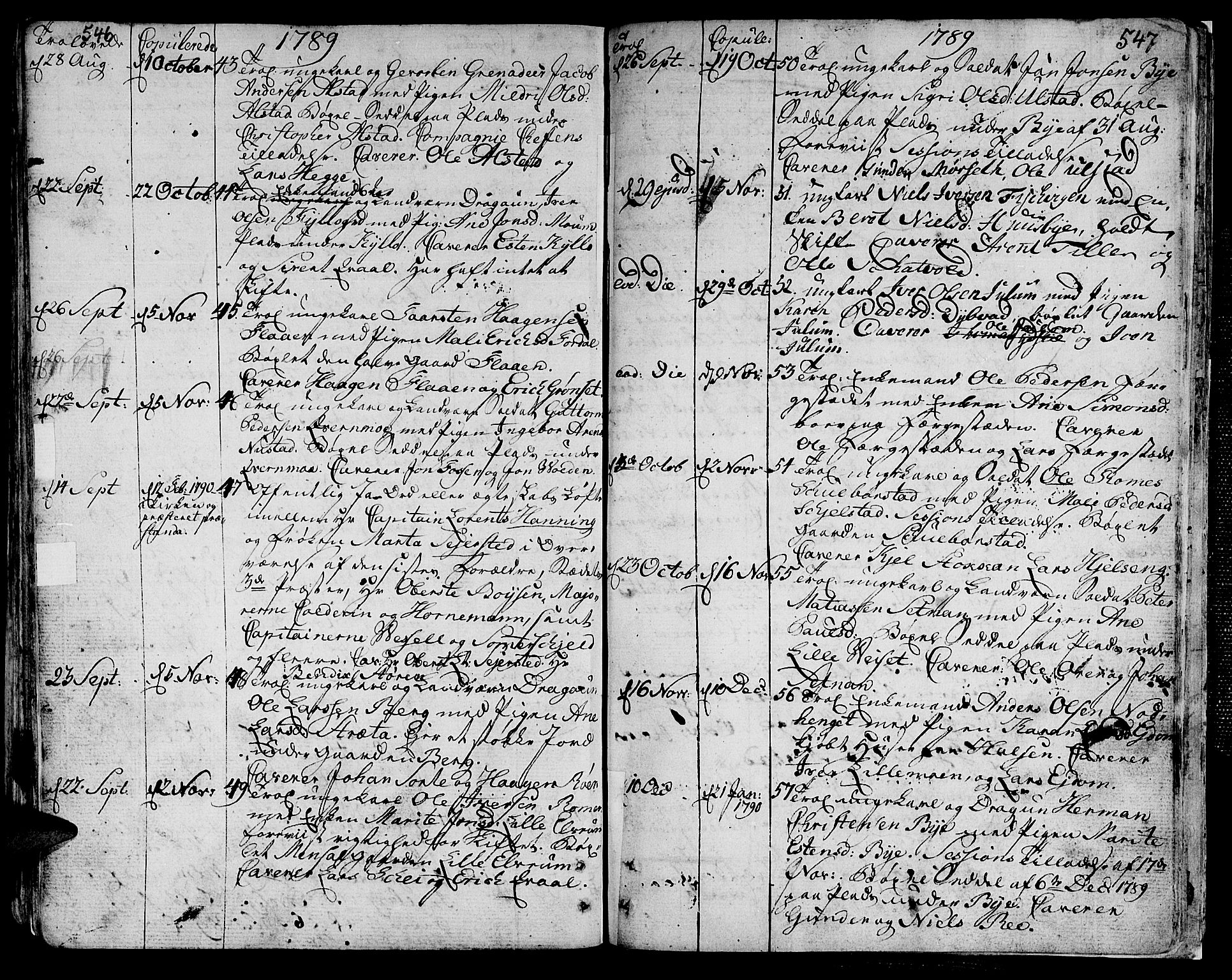 Ministerialprotokoller, klokkerbøker og fødselsregistre - Nord-Trøndelag, AV/SAT-A-1458/709/L0059: Parish register (official) no. 709A06, 1781-1797, p. 546-547