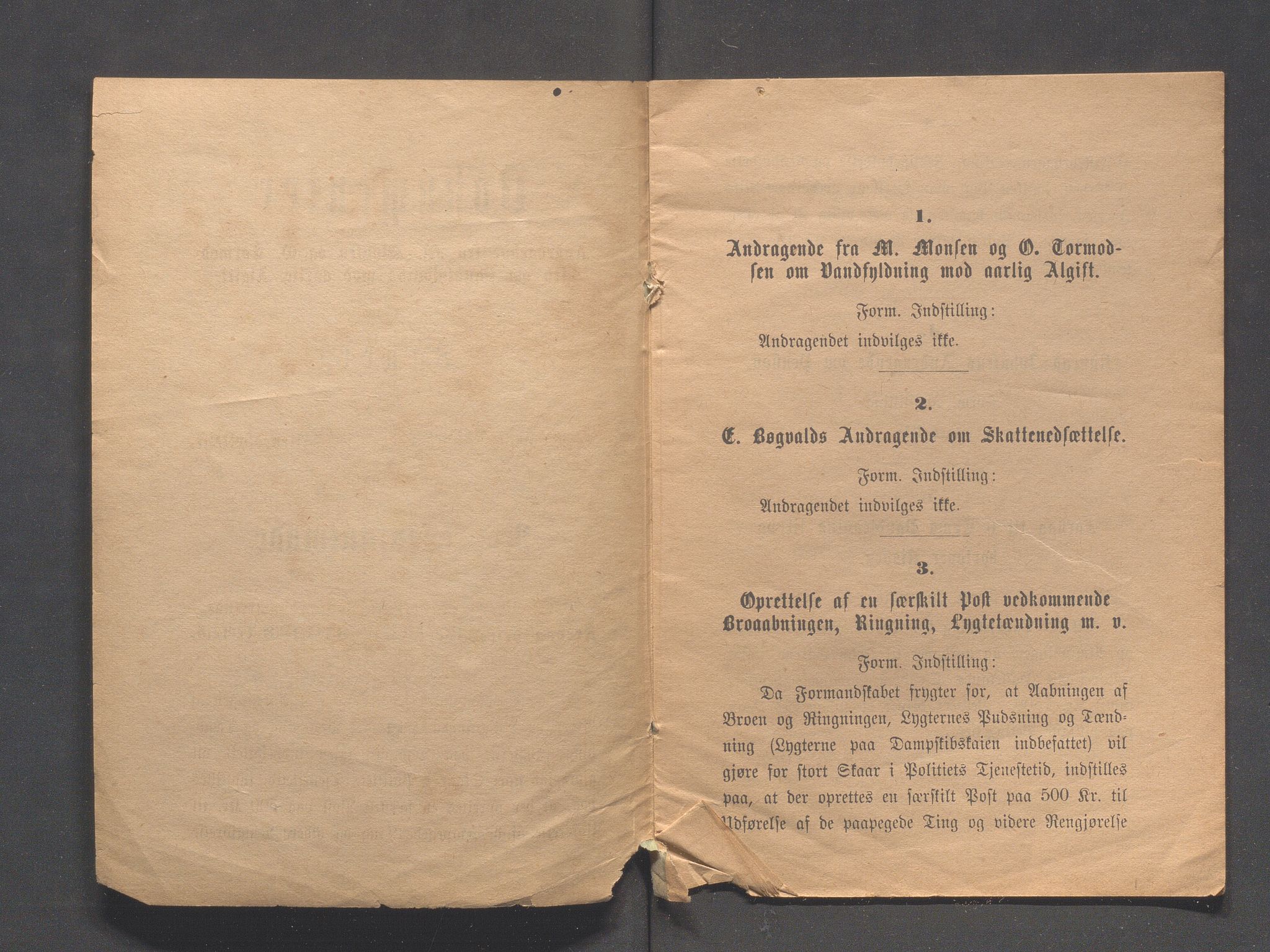 Haugesund kommune - Formannskapet og Bystyret, IKAR/A-740/A/Abb/L0001: Bystyreforhandlinger, 1889-1907, p. 164