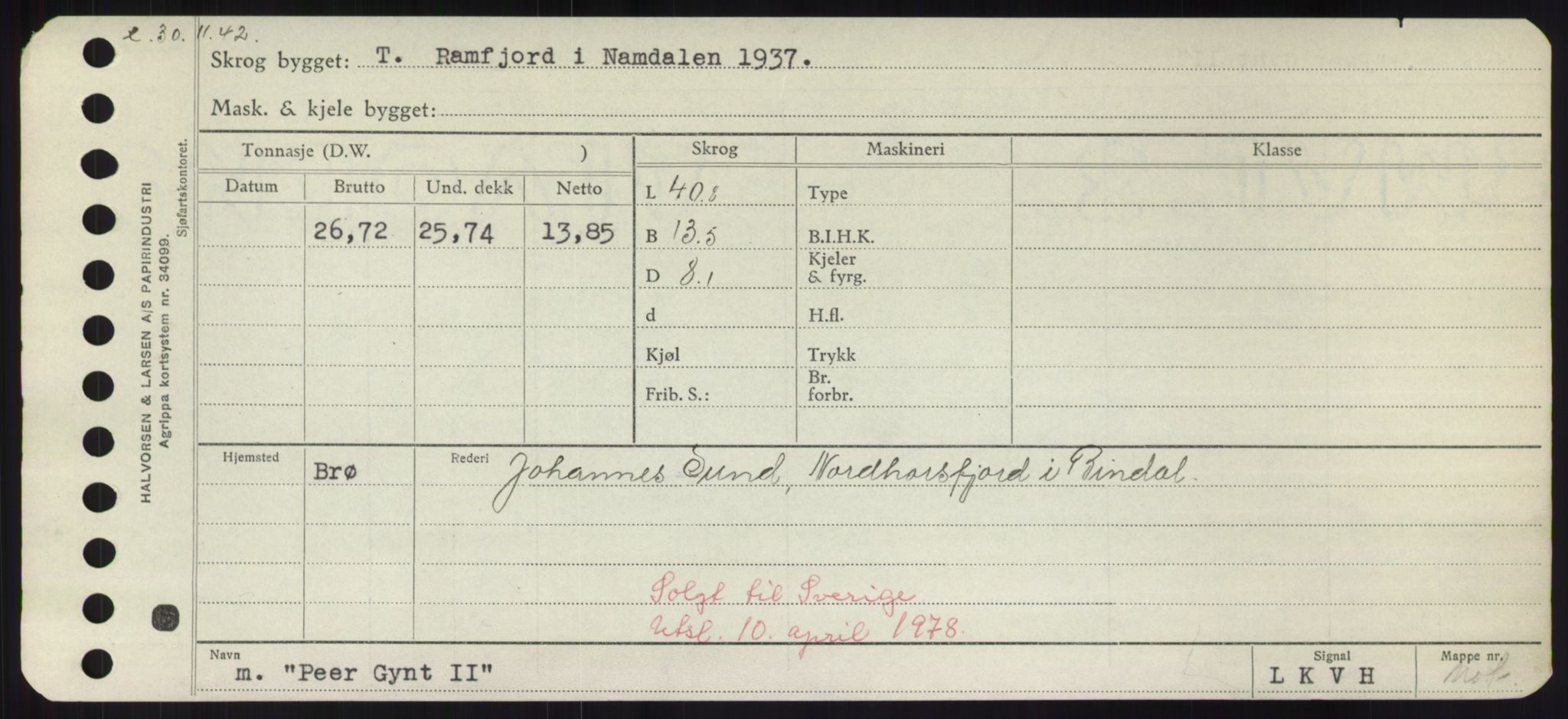 Sjøfartsdirektoratet med forløpere, Skipsmålingen, AV/RA-S-1627/H/Hd/L0029: Fartøy, P, p. 129