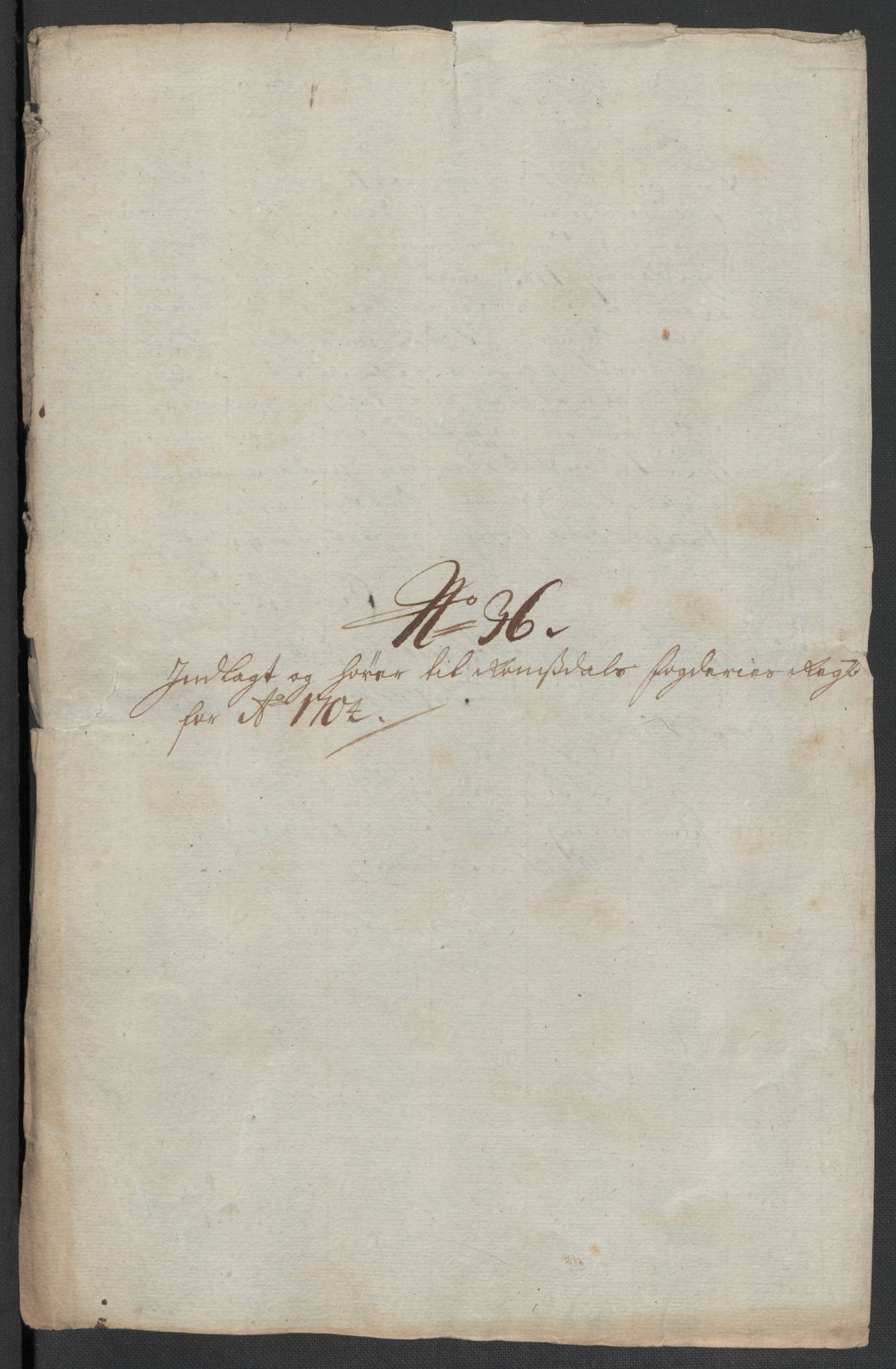 Rentekammeret inntil 1814, Reviderte regnskaper, Fogderegnskap, RA/EA-4092/R55/L3656: Fogderegnskap Romsdal, 1703-1705, p. 340
