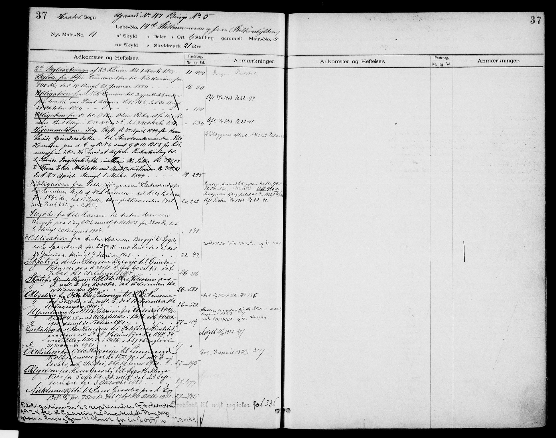 Moss sorenskriveri, SAO/A-10168: Mortgage register no. IV 8a, 1733-1927, p. 37