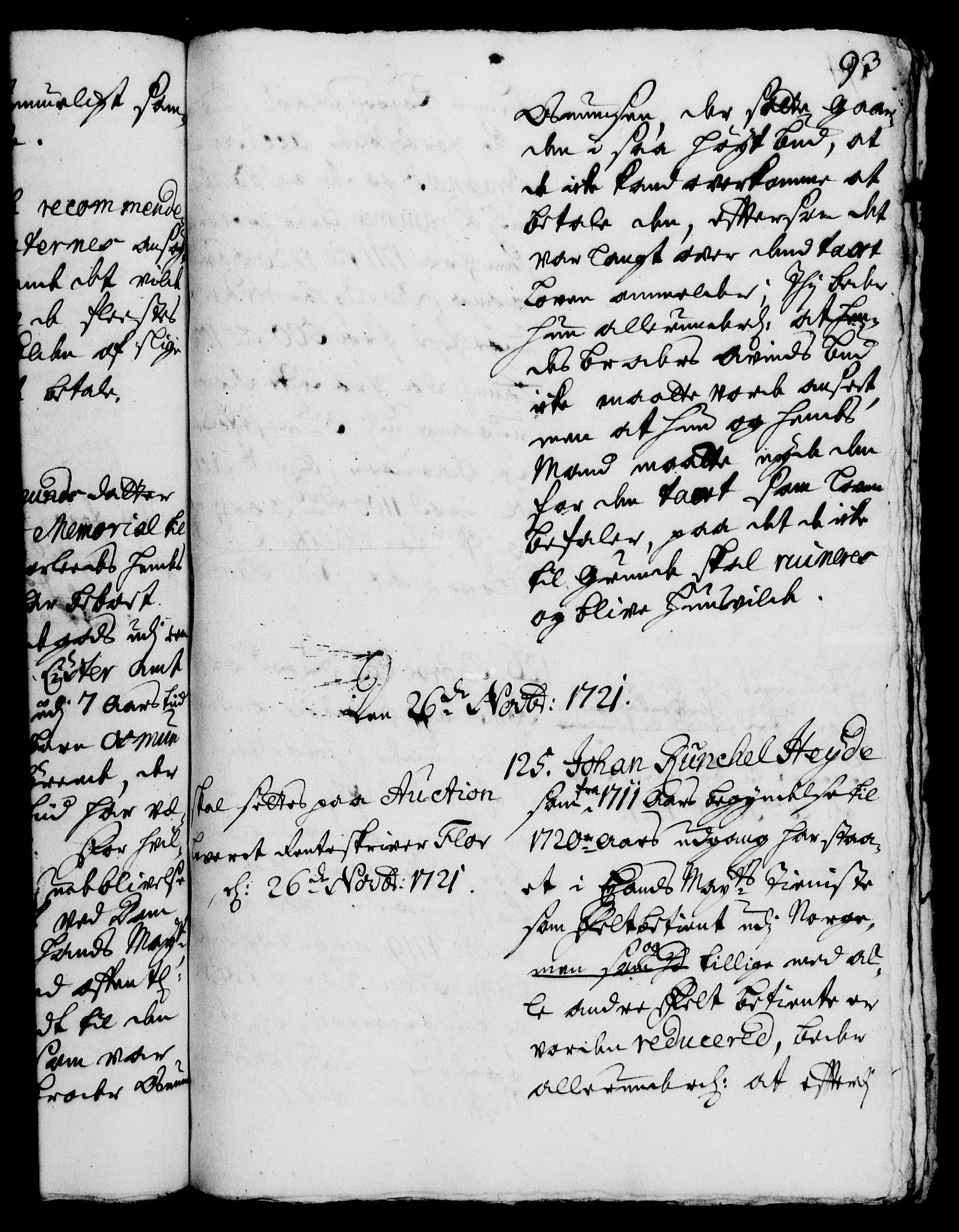 Rentekammeret, Kammerkanselliet, RA/EA-3111/G/Gh/Gha/L0005: Norsk ekstraktmemorialprotokoll (merket RK 53.50), 1721-1723, p. 93
