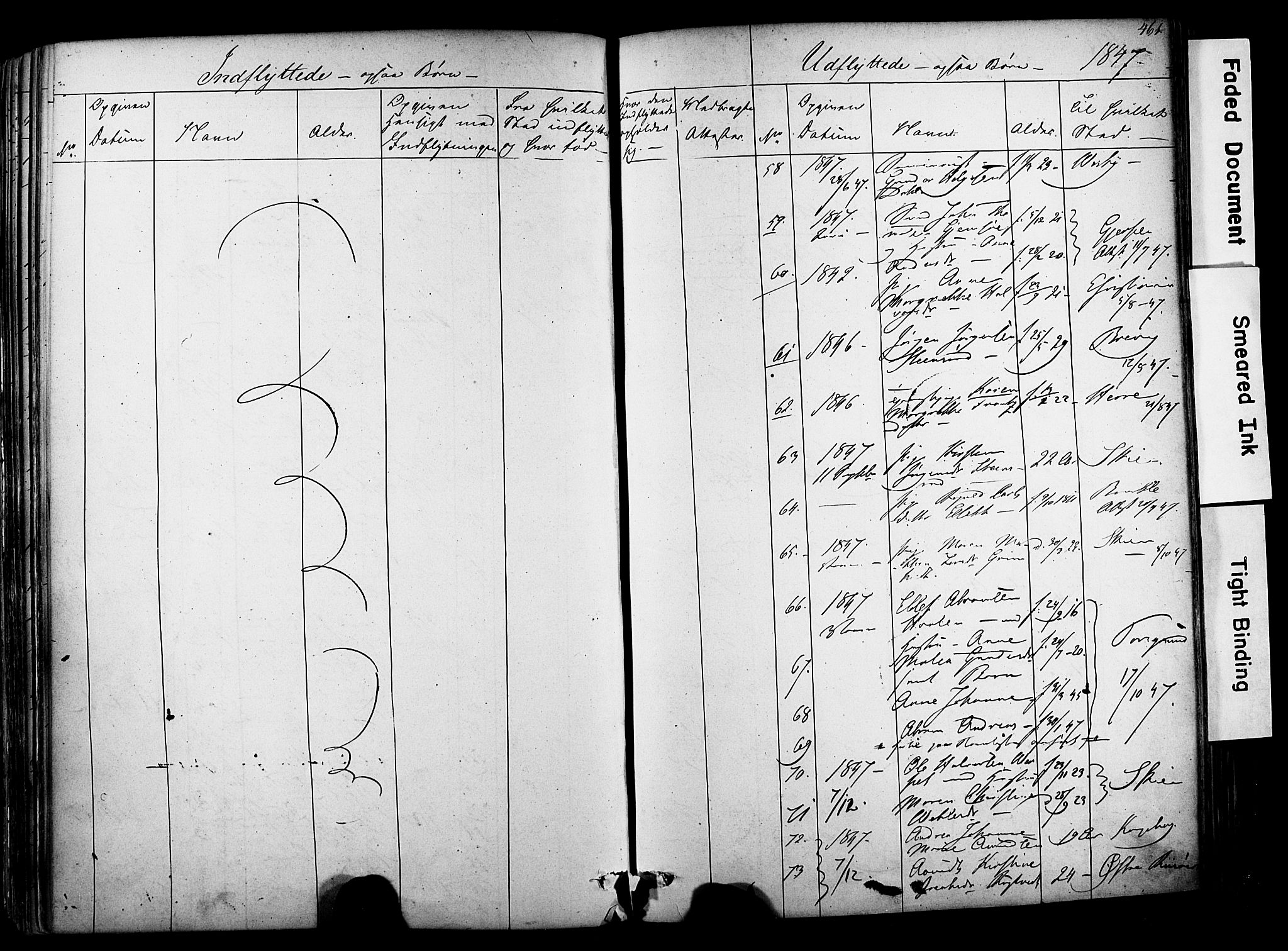 Solum kirkebøker, SAKO/A-306/F/Fa/L0006: Parish register (official) no. I 6, 1844-1855, p. 461