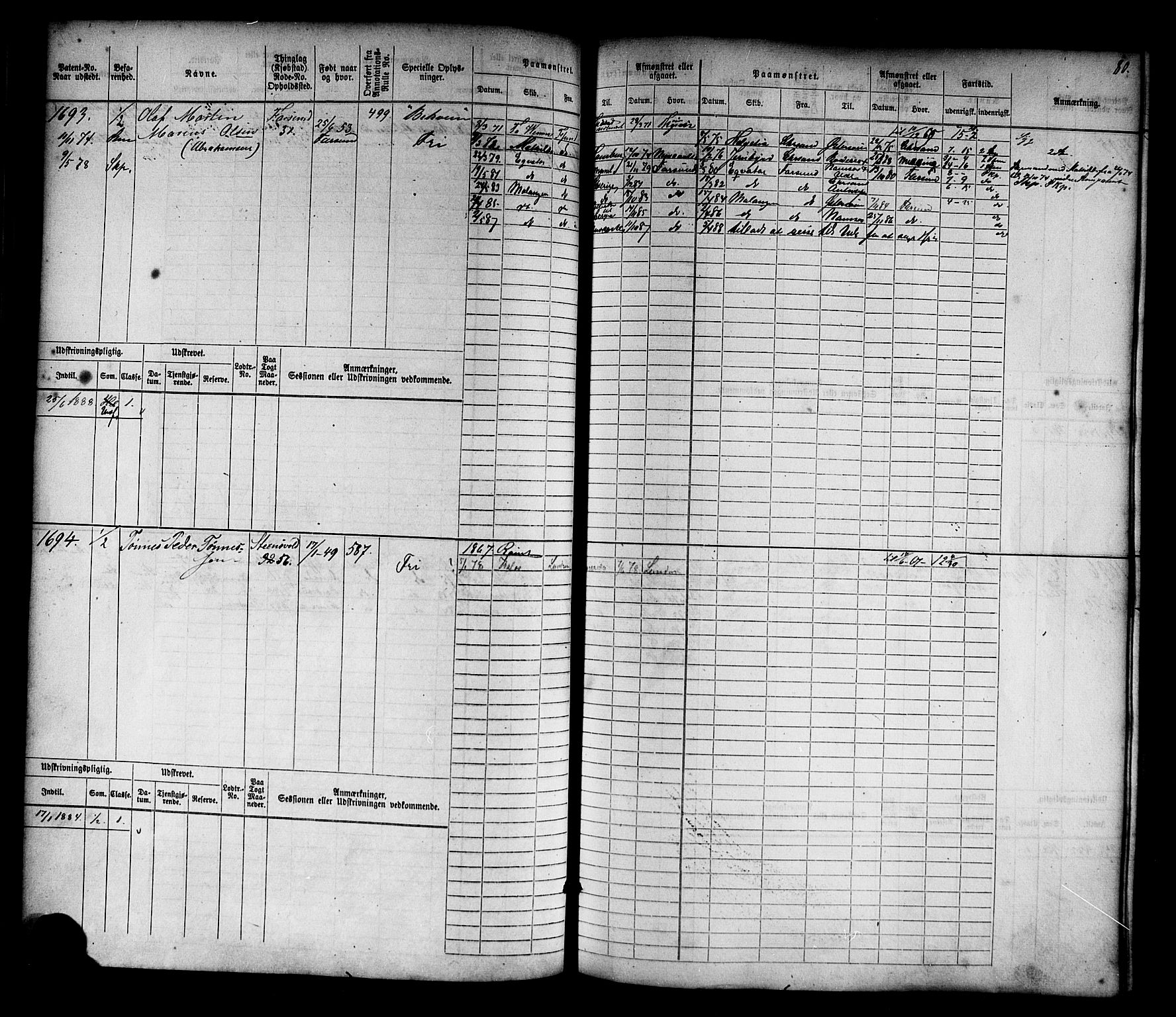 Farsund mønstringskrets, AV/SAK-2031-0017/F/Fb/L0017: Hovedrulle nr 1537-2300, Z-9, 1868-1904, p. 82