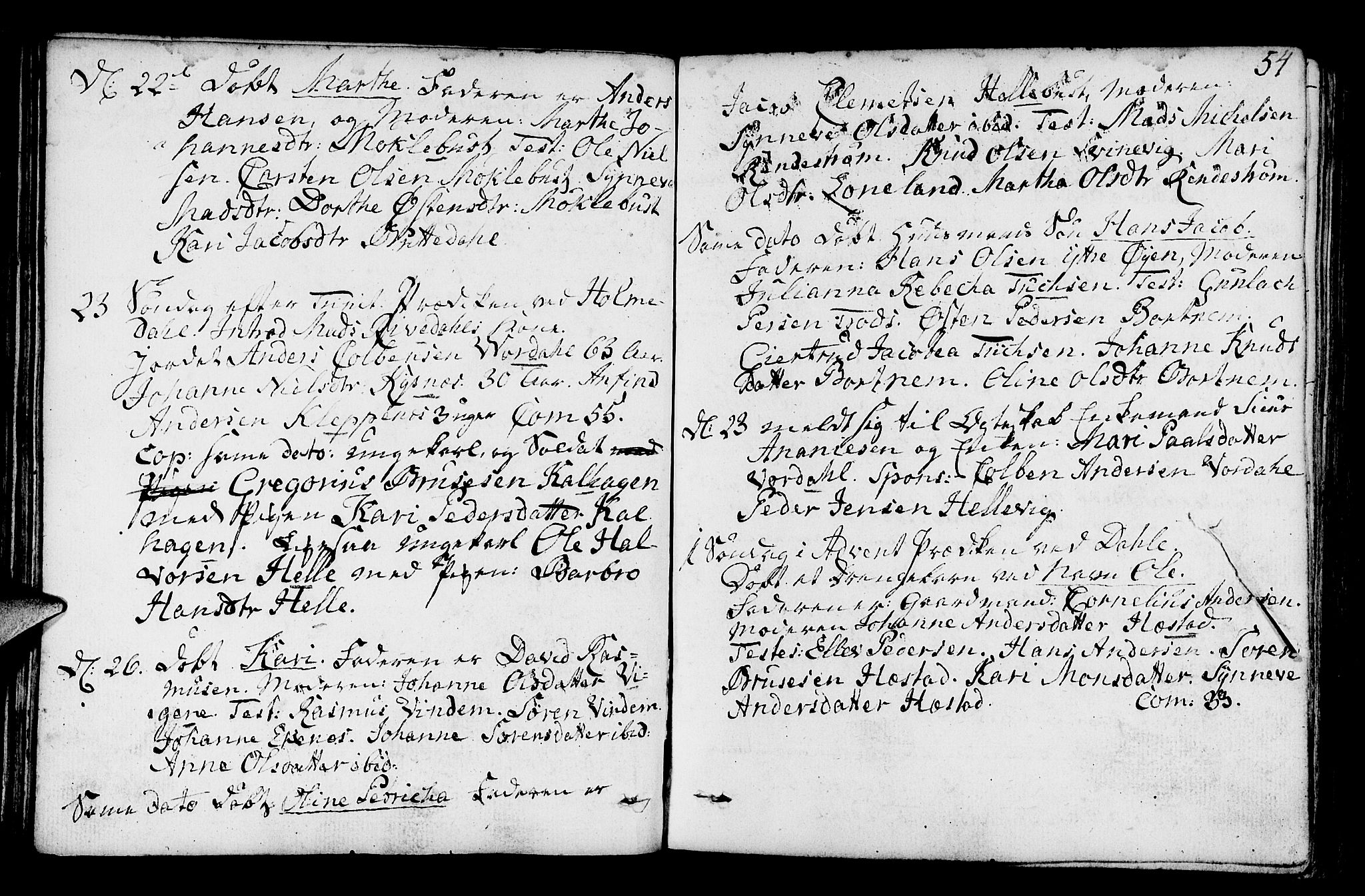 Fjaler sokneprestembete, SAB/A-79801/H/Haa/Haaa/L0003: Parish register (official) no. A 3, 1799-1814, p. 55