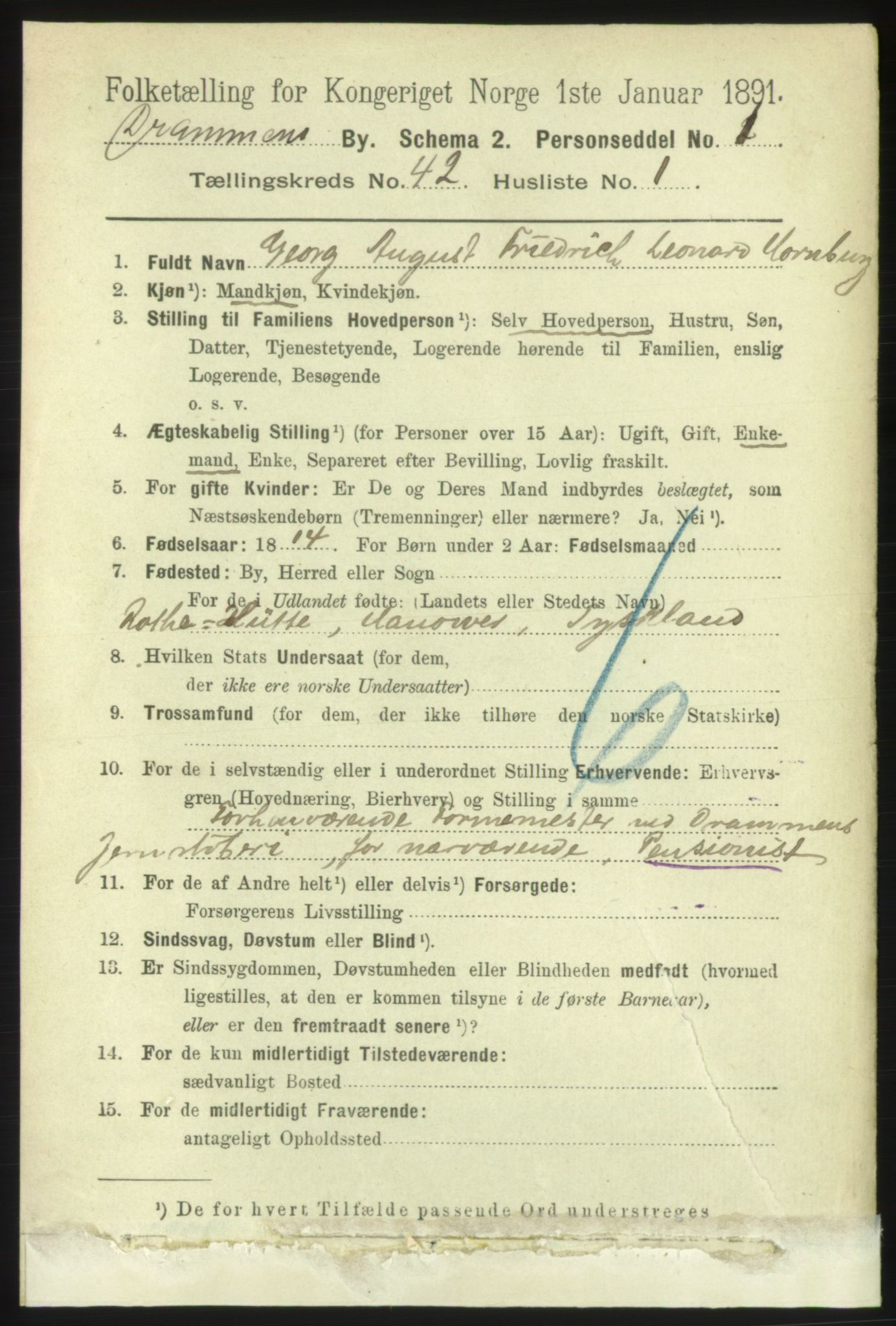 RA, 1891 census for 0602 Drammen, 1891, p. 24478