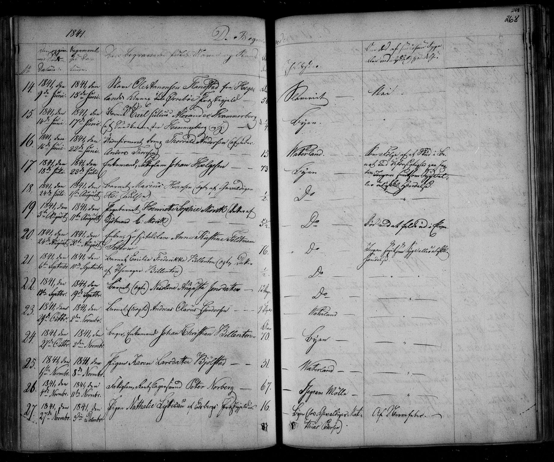 Fredrikstad prestekontor Kirkebøker, AV/SAO-A-11082/F/Fa/L0005: Parish register (official) no. 5, 1835-1856, p. 268