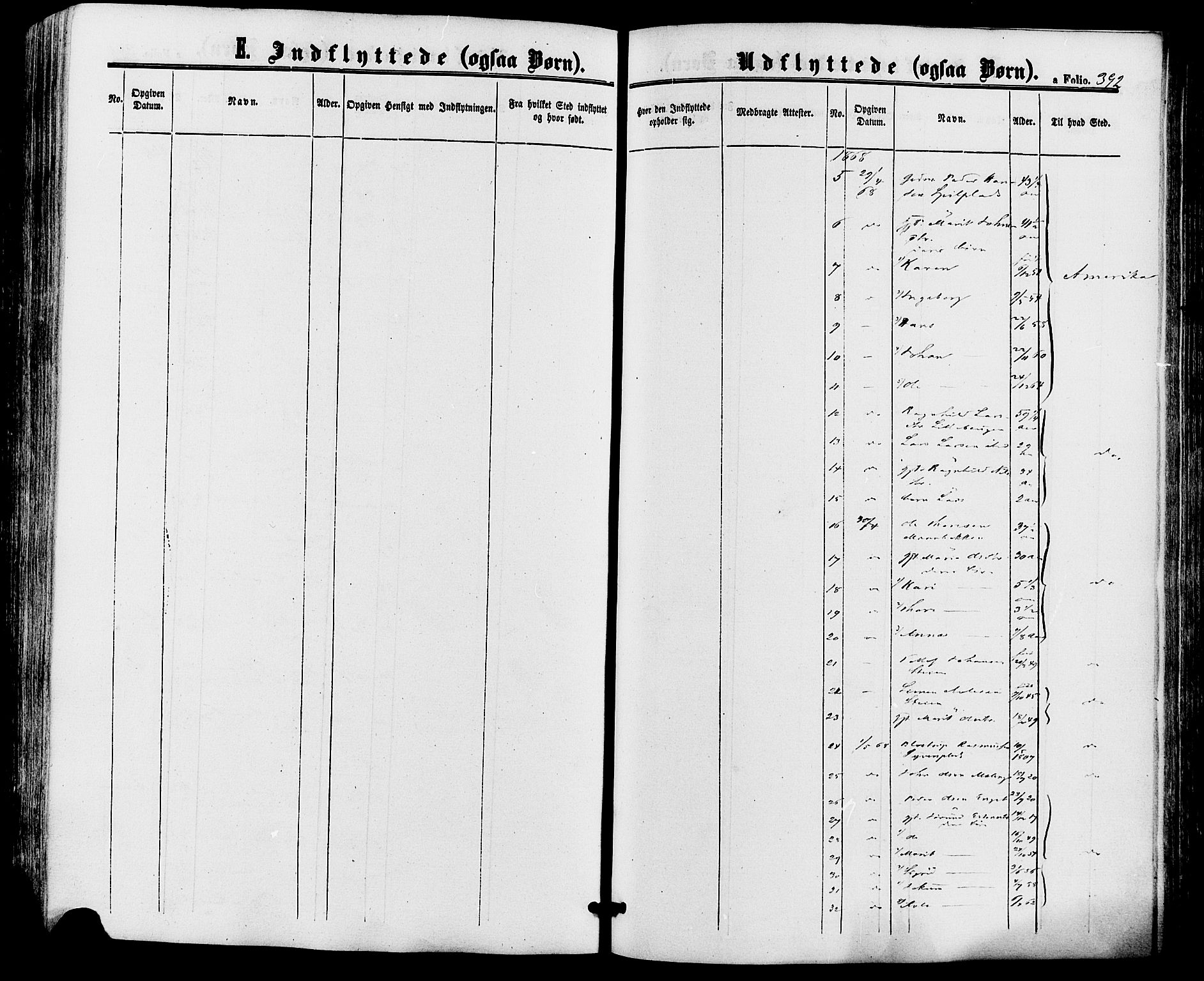 Alvdal prestekontor, AV/SAH-PREST-060/H/Ha/Haa/L0001: Parish register (official) no. 1, 1863-1882, p. 392