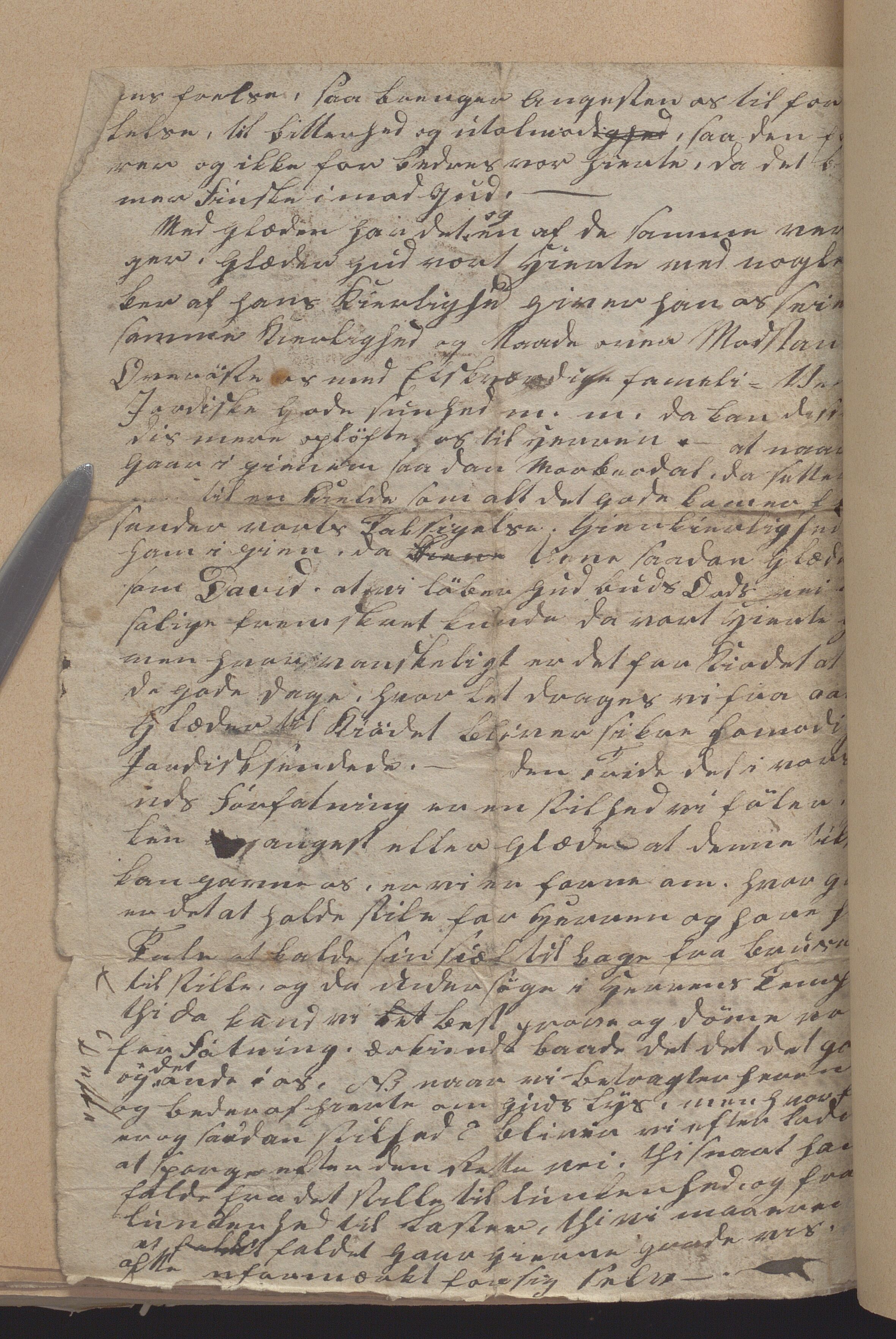 Heggtveitsamlingen, TMF/A-1007/H/L0051: Innbundne brev Ms. B. Med innlagt registratur.  , 1800-1883