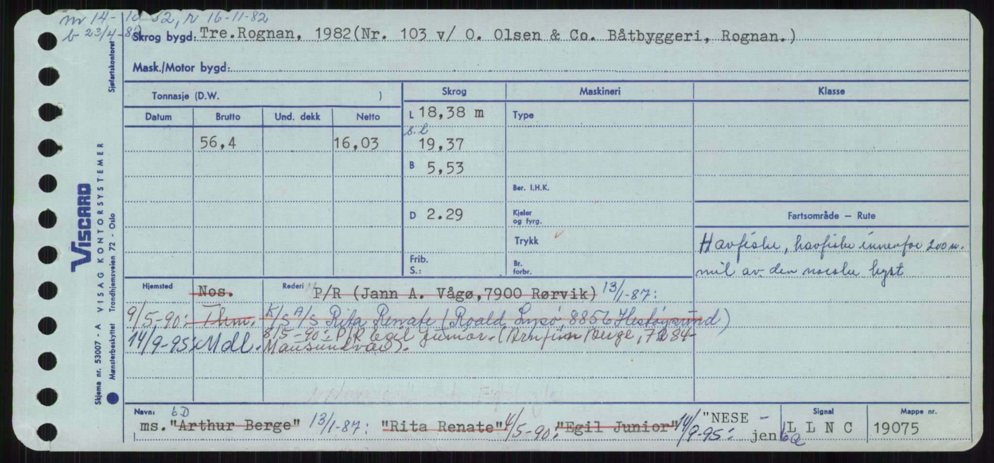 Sjøfartsdirektoratet med forløpere, Skipsmålingen, RA/S-1627/H/Ha/L0004/0001: Fartøy, Mas-R / Fartøy, Mas-Odd, p. 469