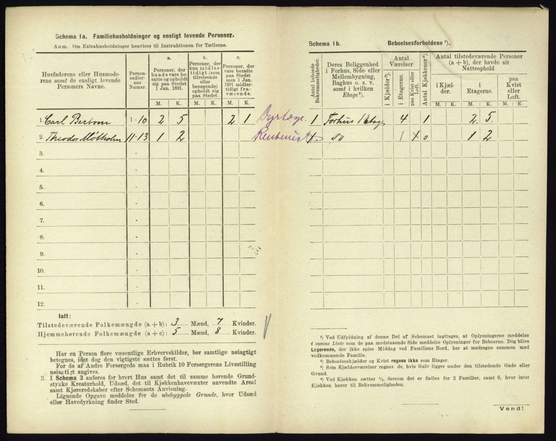 RA, 1891 census for 0705 Tønsberg, 1891, p. 175