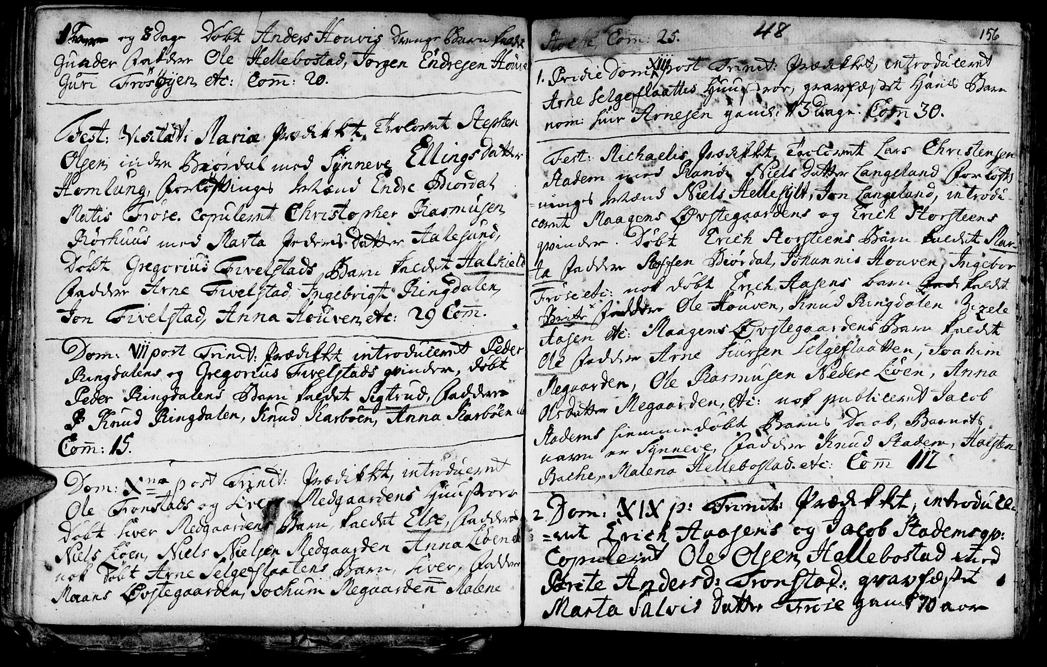 Ministerialprotokoller, klokkerbøker og fødselsregistre - Møre og Romsdal, AV/SAT-A-1454/519/L0241: Parish register (official) no. 519A01 /2, 1736-1760, p. 156