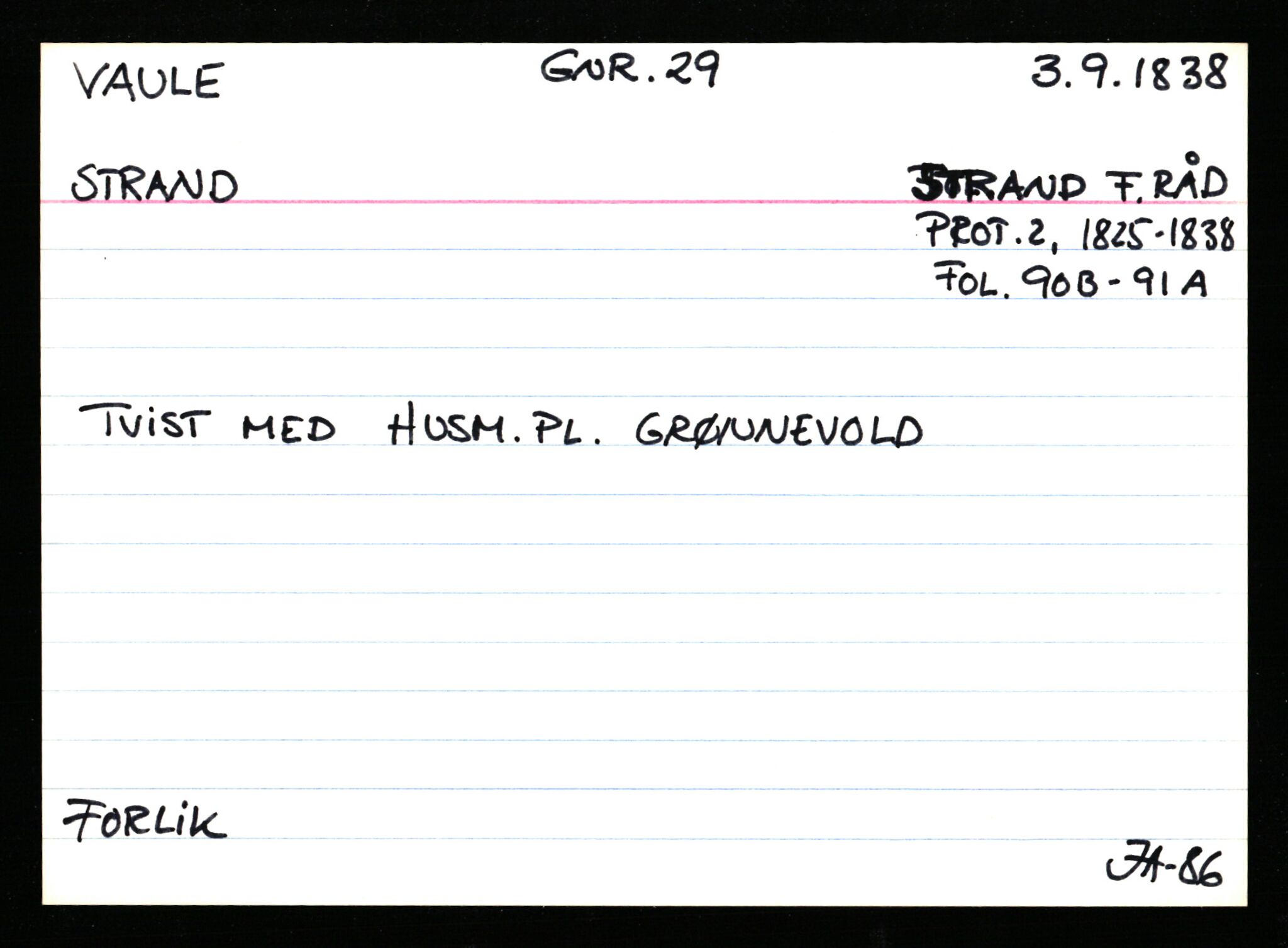 Statsarkivet i Stavanger, AV/SAST-A-101971/03/Y/Ym/L0065: Åstedskort sortert etter gårdsnavn: Vatland - Vervig, 1600-1950, p. 236