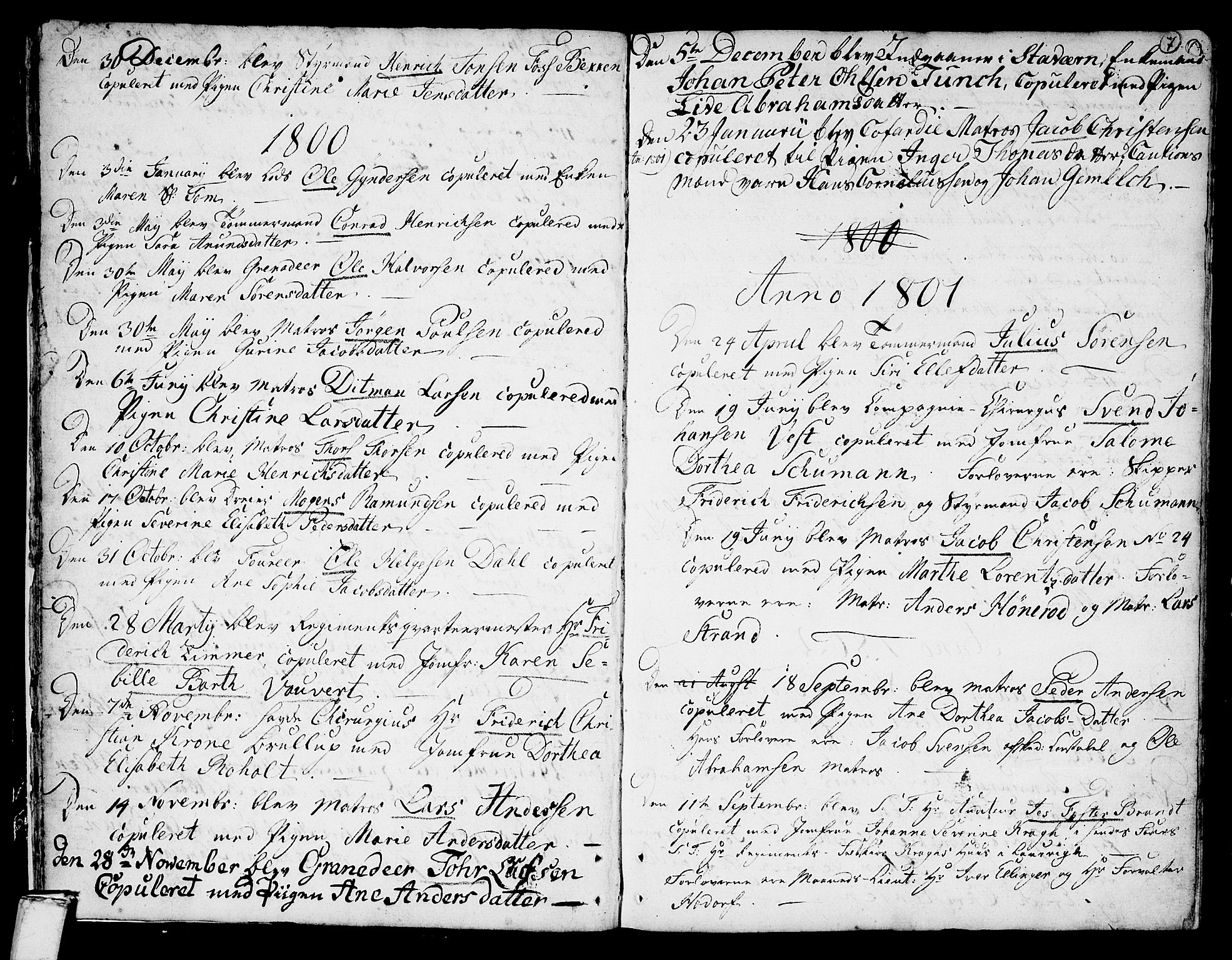 Stavern kirkebøker, SAKO/A-318/F/Fa/L0003: Parish register (official) no. 3, 1783-1809, p. 7