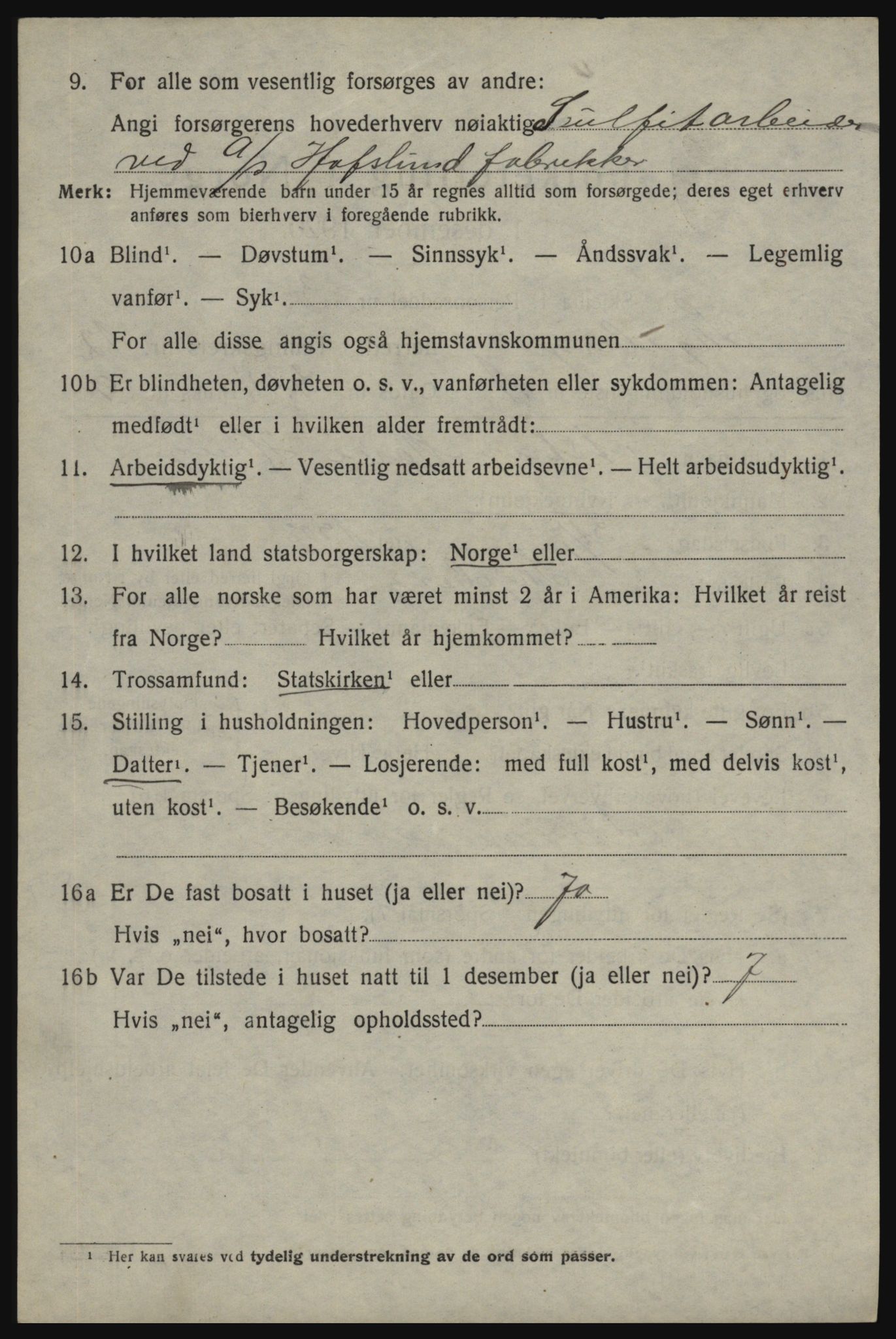 SAO, 1920 census for Skjeberg, 1920, p. 10198