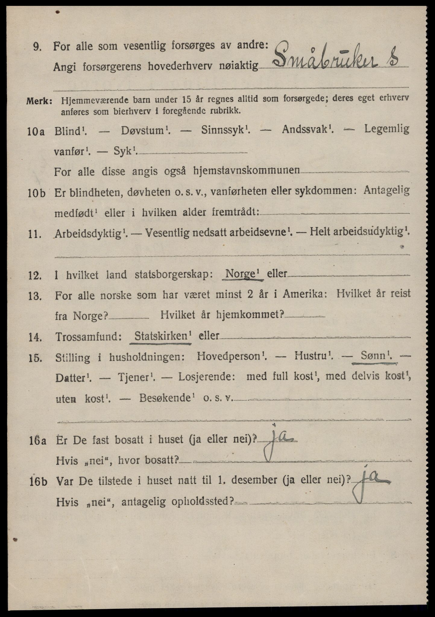 SAT, 1920 census for Sykkylven, 1920, p. 1970