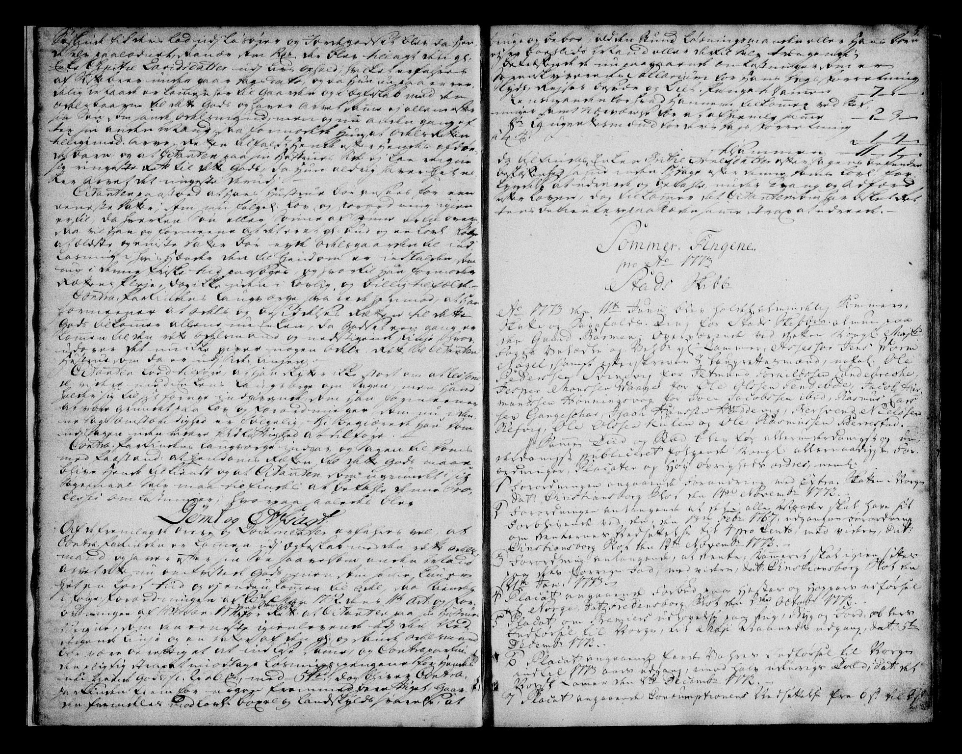 Nordfjord sorenskriveri, SAB/A-2801/01/01a/L0033: Tingbøker (justisprotokoller), 1773-1779, p. 4b-5a