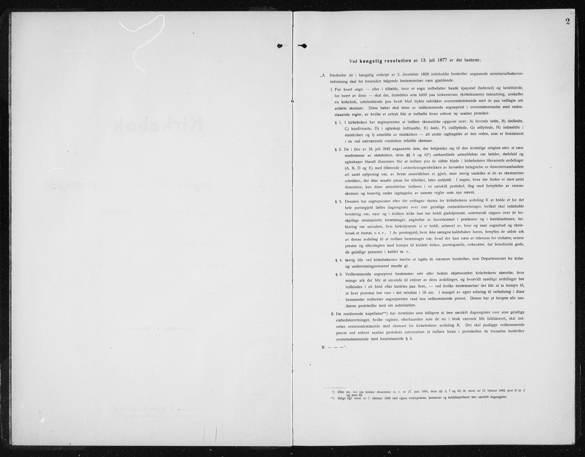 Ministerialprotokoller, klokkerbøker og fødselsregistre - Sør-Trøndelag, AV/SAT-A-1456/631/L0515: Parish register (copy) no. 631C03, 1913-1939, p. 2